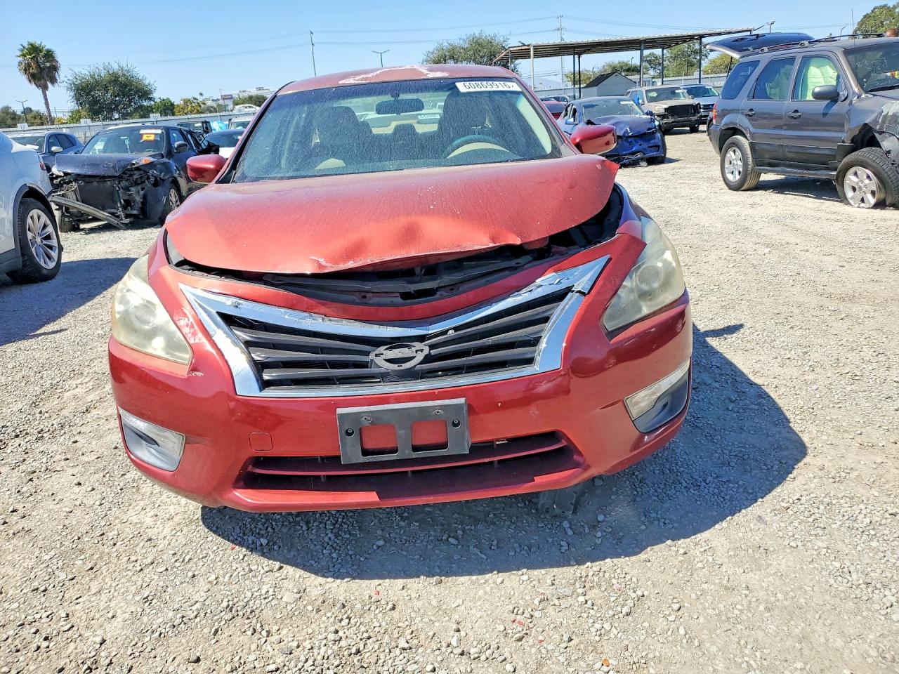 2015 Nissan Altima 2.5 S Красный vin: 1N4AL3AP8FC261365