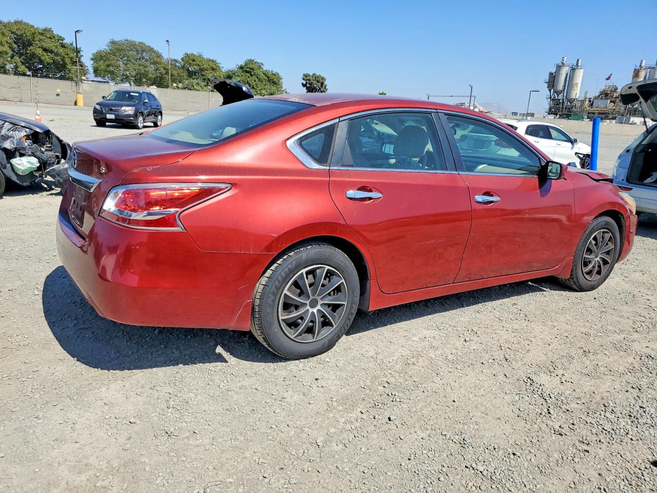 2015 Nissan Altima 2.5 S Красный vin: 1N4AL3AP8FC261365