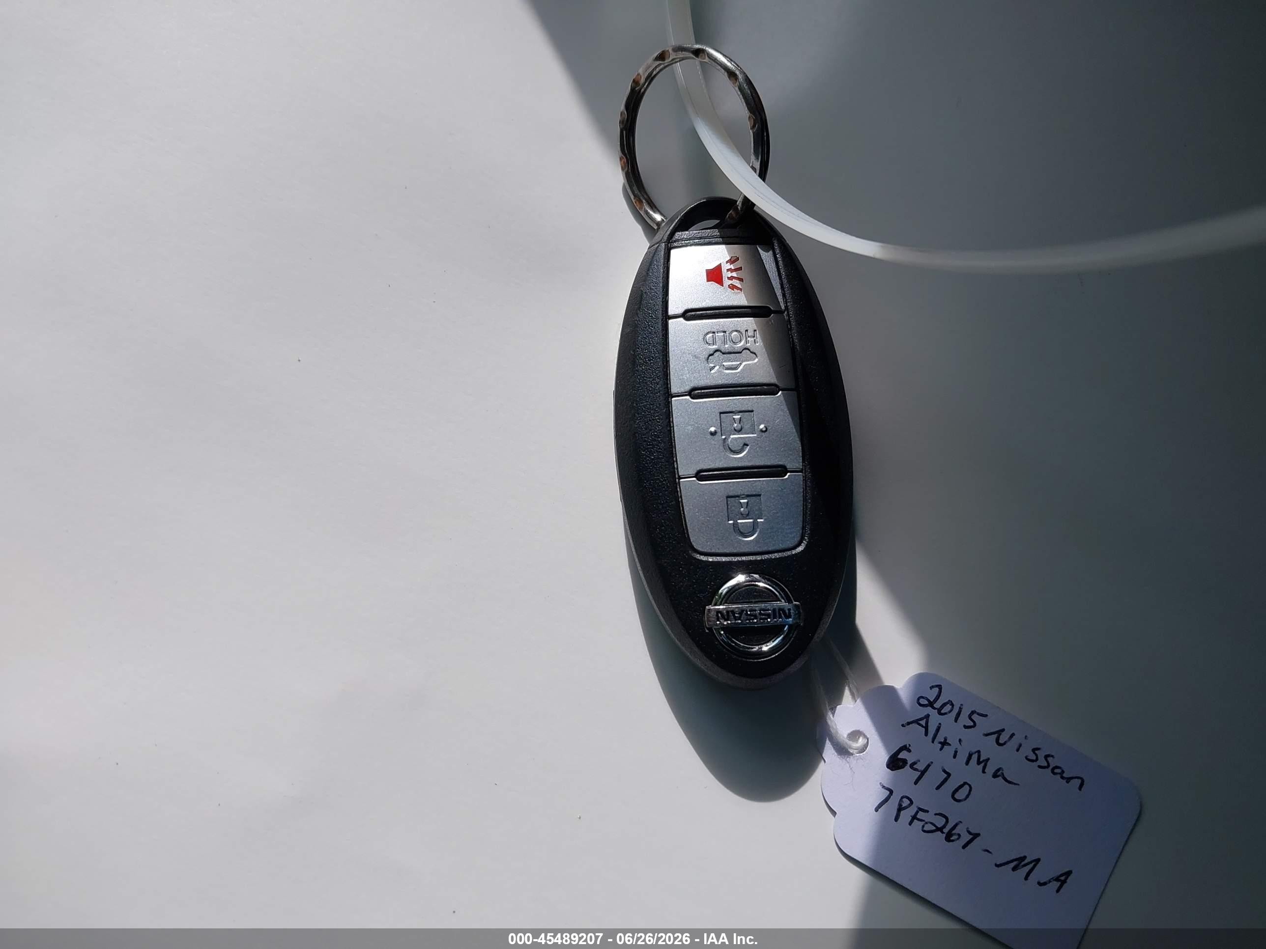 2015 Nissan Altima 2.5 S White vin: 1N4AL3AP8FC266470