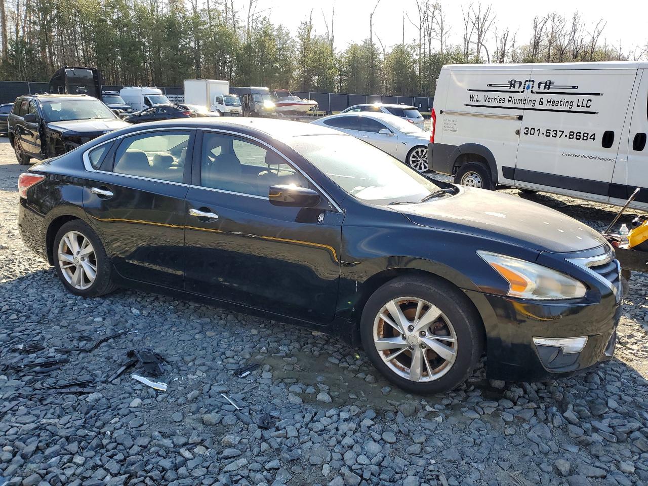 2015 Nissan Altima 2.5 Sv Black vin: 1N4AL3AP8FC273158