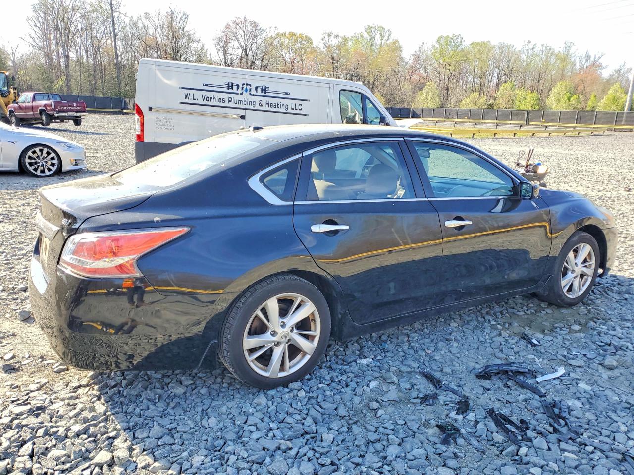 2015 Nissan Altima 2.5 Sv Black vin: 1N4AL3AP8FC273158