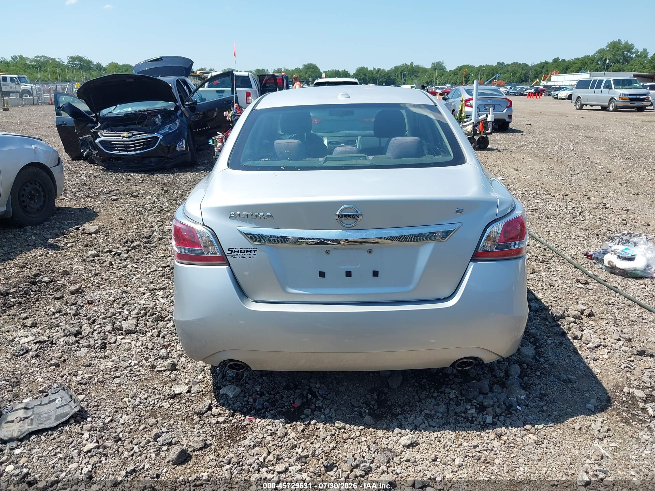 2015 Nissan Altima 2.5/2.5 S/2.5 Sl/2.5 Sv Silver vin: 1N4AL3AP8FC273290