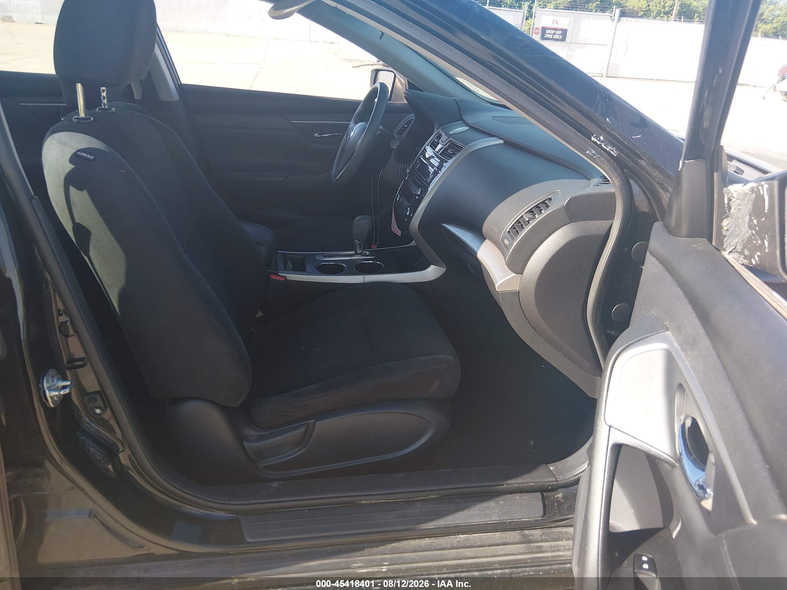 2015 Nissan Altima 2.5 S Black vin: 1N4AL3AP8FC288503