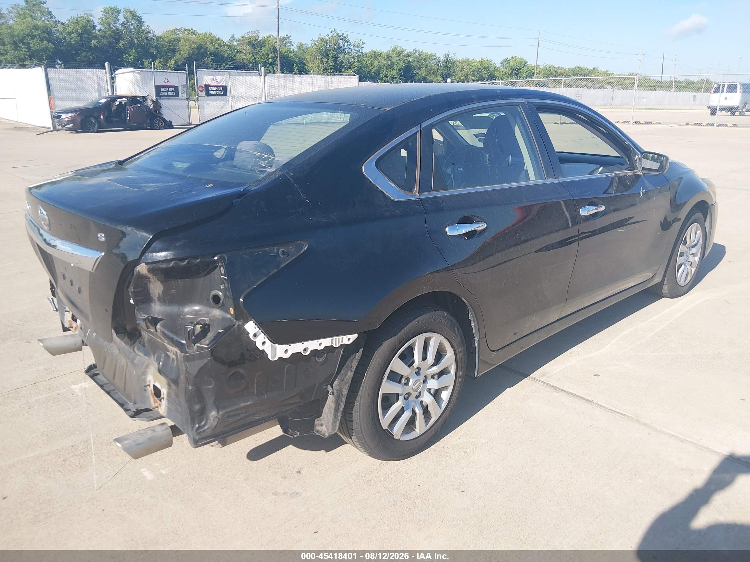 2015 Nissan Altima 2.5 S Black vin: 1N4AL3AP8FC288503