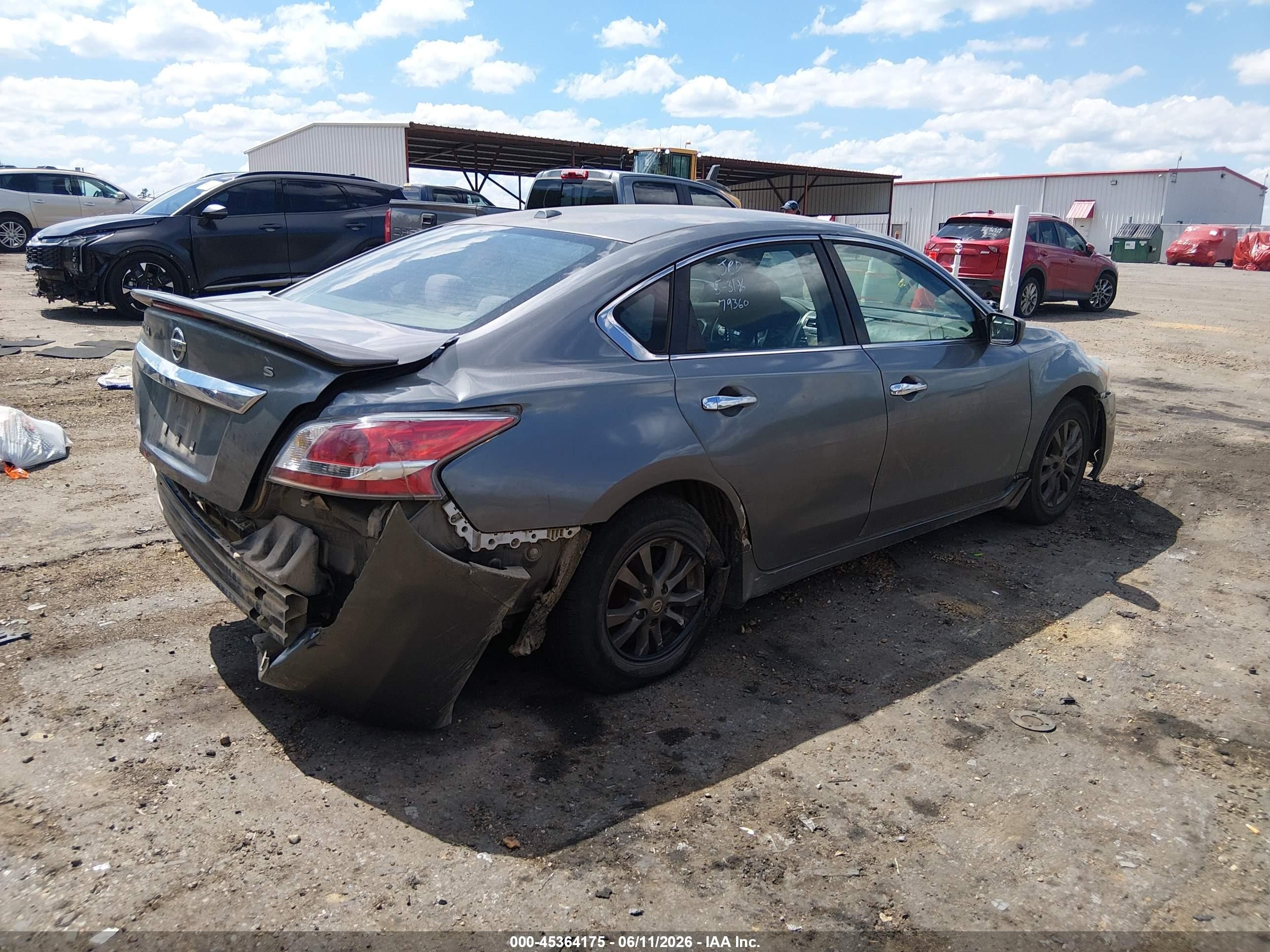 2015 Nissan Altima 2.5 S Gray vin: 1N4AL3AP8FC414214