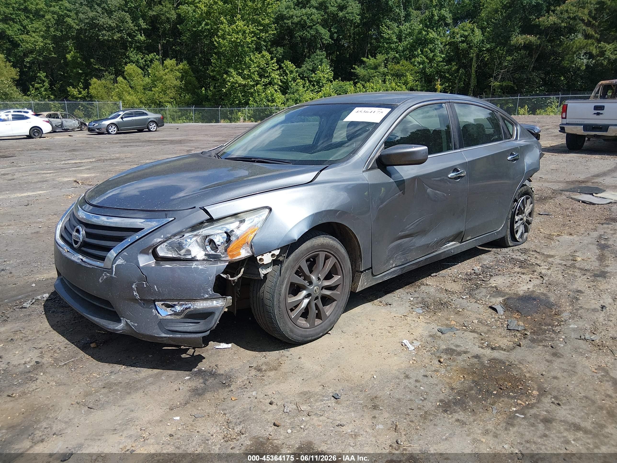 2015 Nissan Altima 2.5 S Gray vin: 1N4AL3AP8FC414214