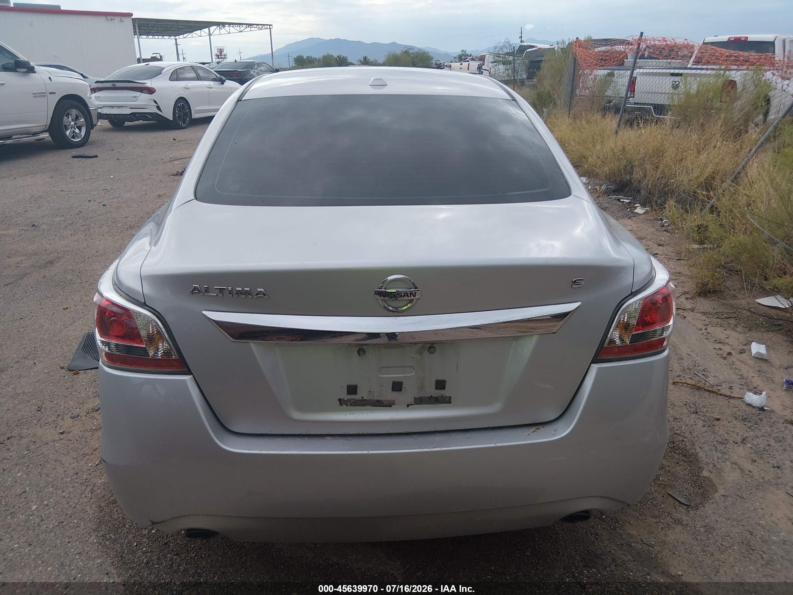 2015 Nissan Altima 2.5/2.5 S/2.5 Sl/2.5 Sv Silver vin: 1N4AL3AP8FC423141