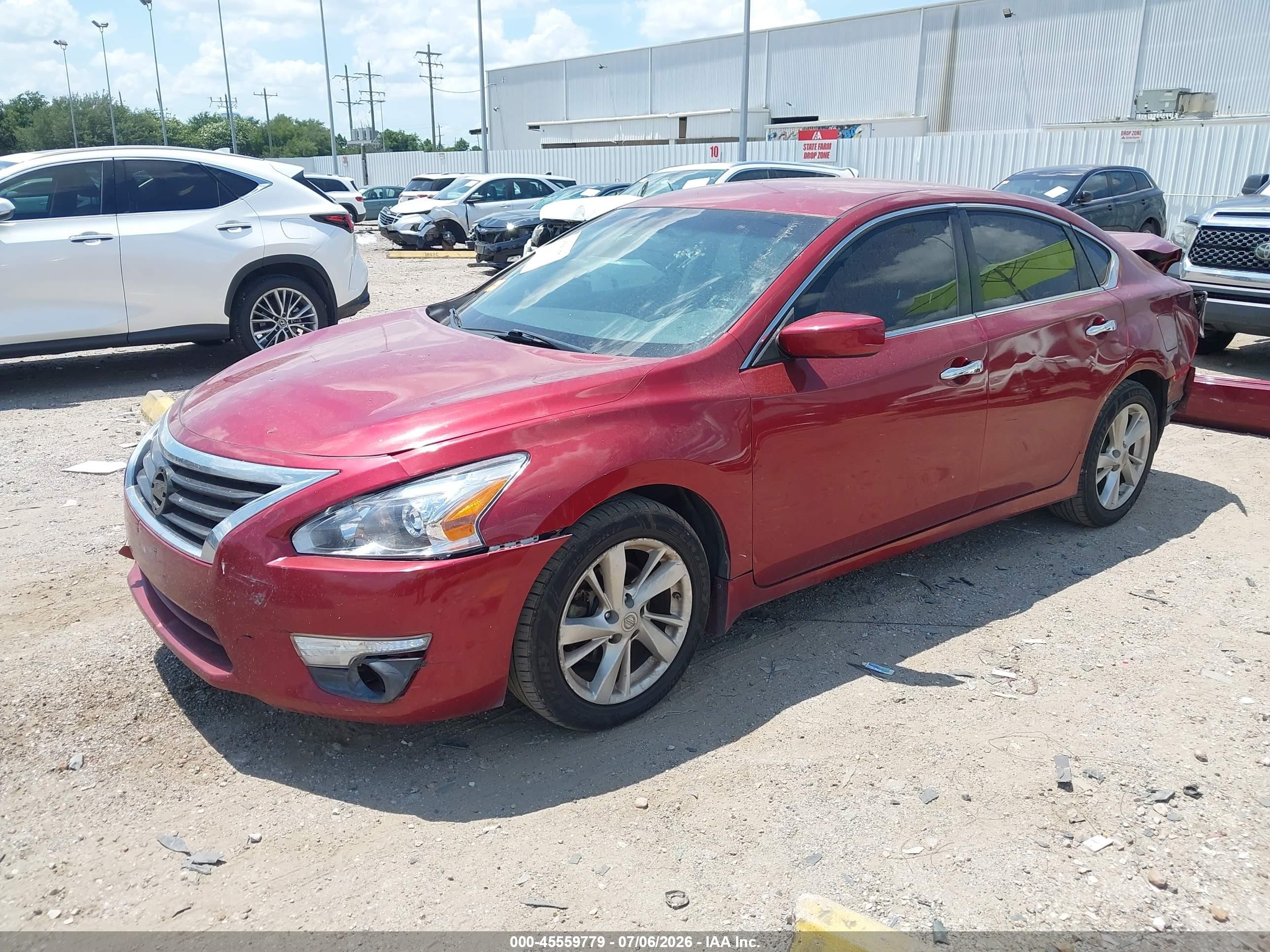 2015 Nissan Altima 2.5 Sv Red vin: 1N4AL3AP8FC434589