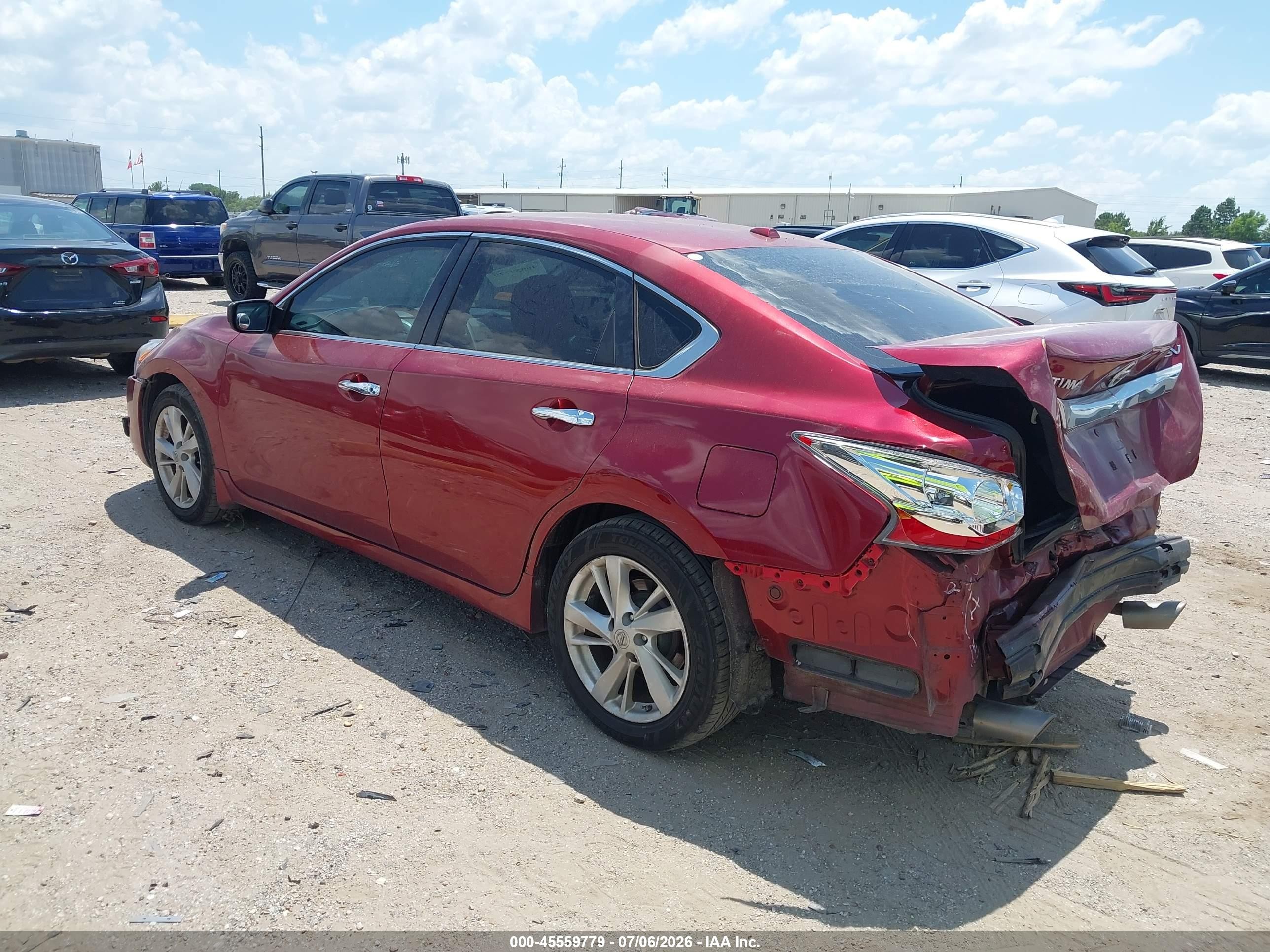 2015 Nissan Altima 2.5 Sv Red vin: 1N4AL3AP8FC434589
