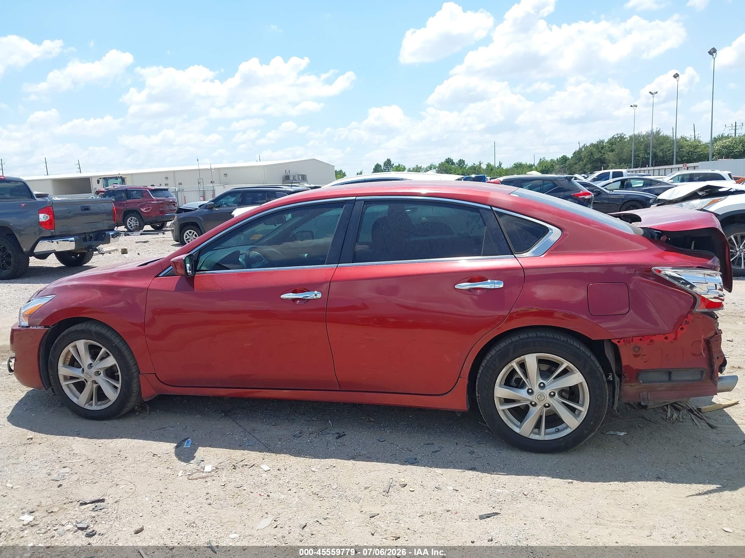 2015 Nissan Altima 2.5 Sv Red vin: 1N4AL3AP8FC434589