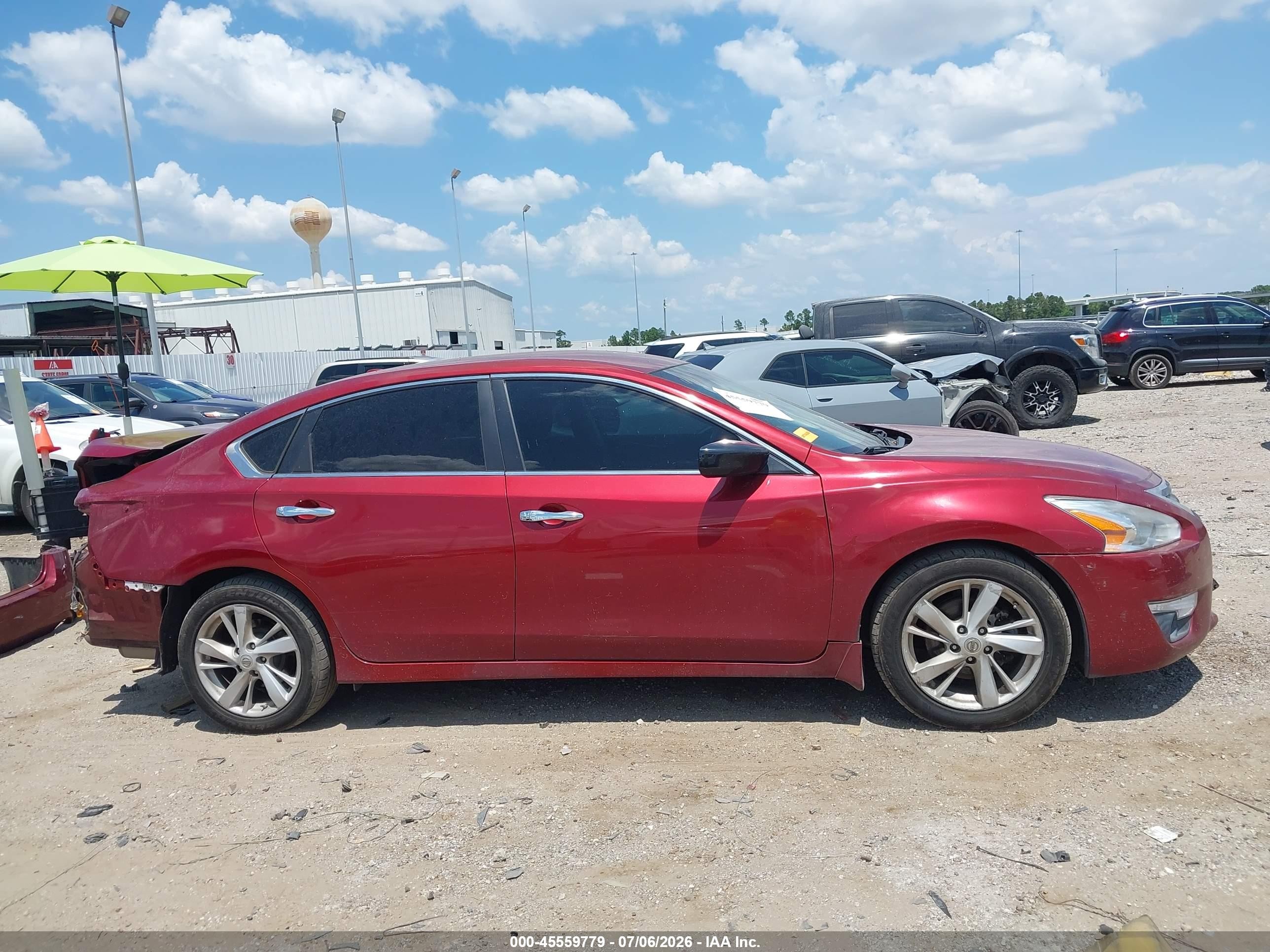 2015 Nissan Altima 2.5 Sv Red vin: 1N4AL3AP8FC434589