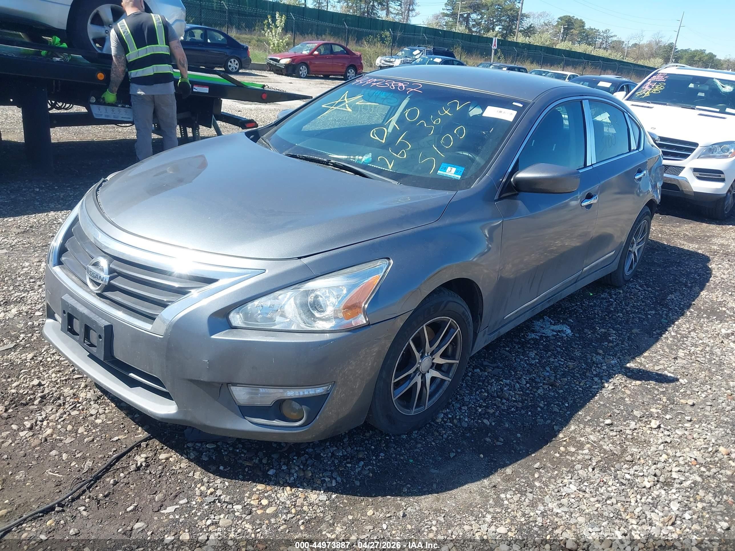 2015 Nissan Altima 2.5/2.5 S/2.5 Sl/2.5 Sv Gray vin: 1N4AL3AP8FC434950