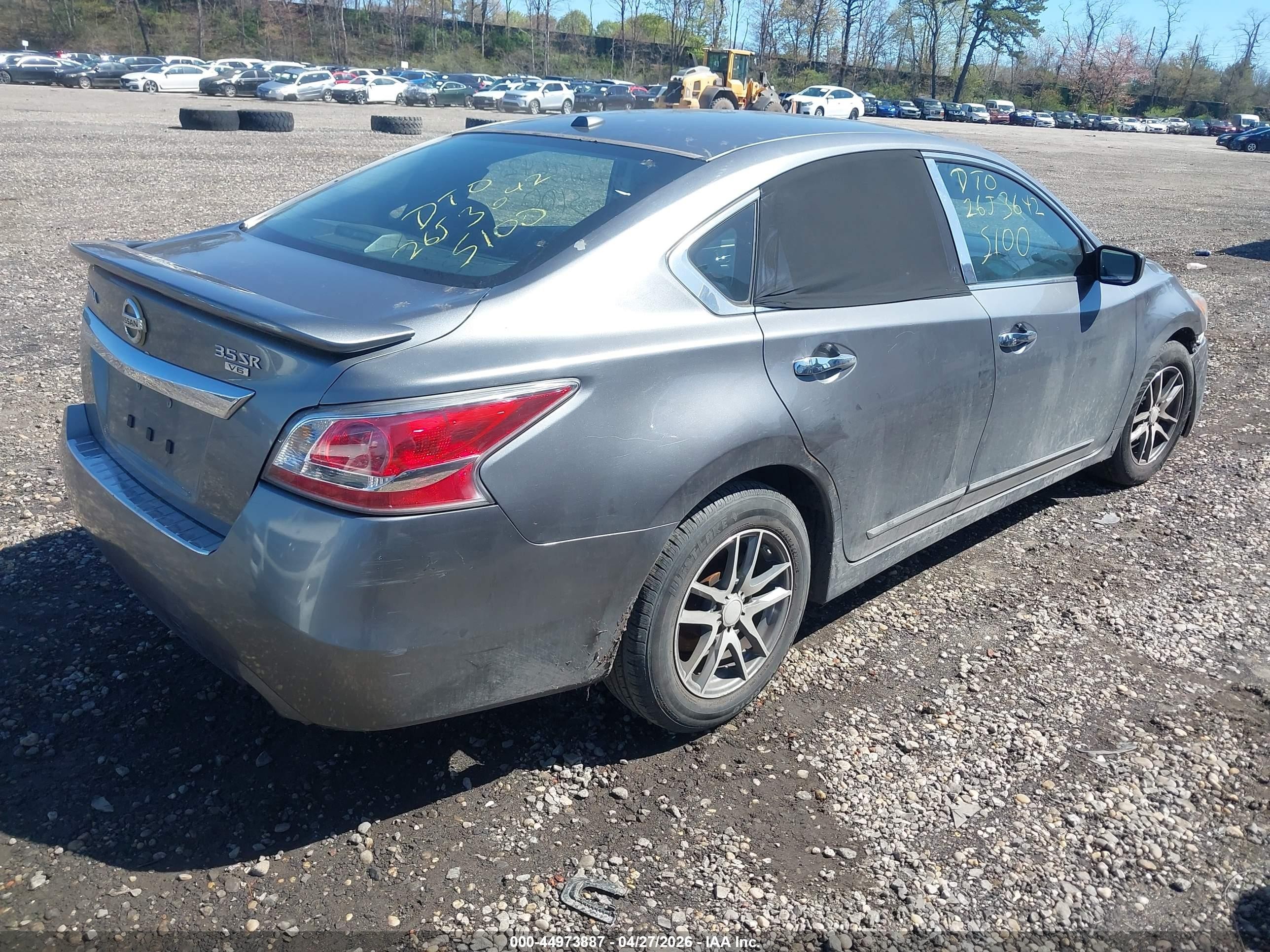 2015 Nissan Altima 2.5/2.5 S/2.5 Sl/2.5 Sv Gray vin: 1N4AL3AP8FC434950