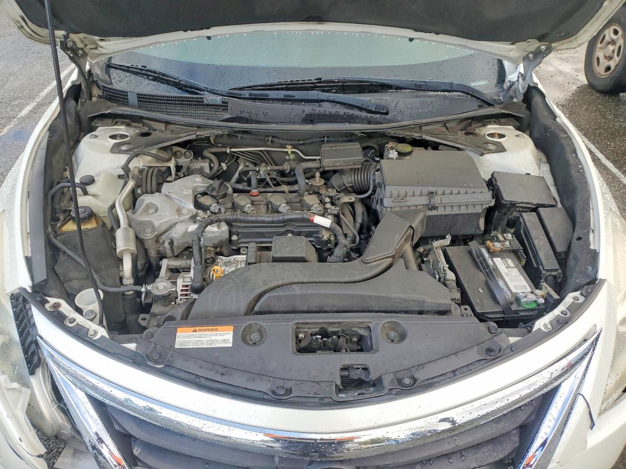2015 Nissan Altima White vin: 1N4AL3AP8FC437282