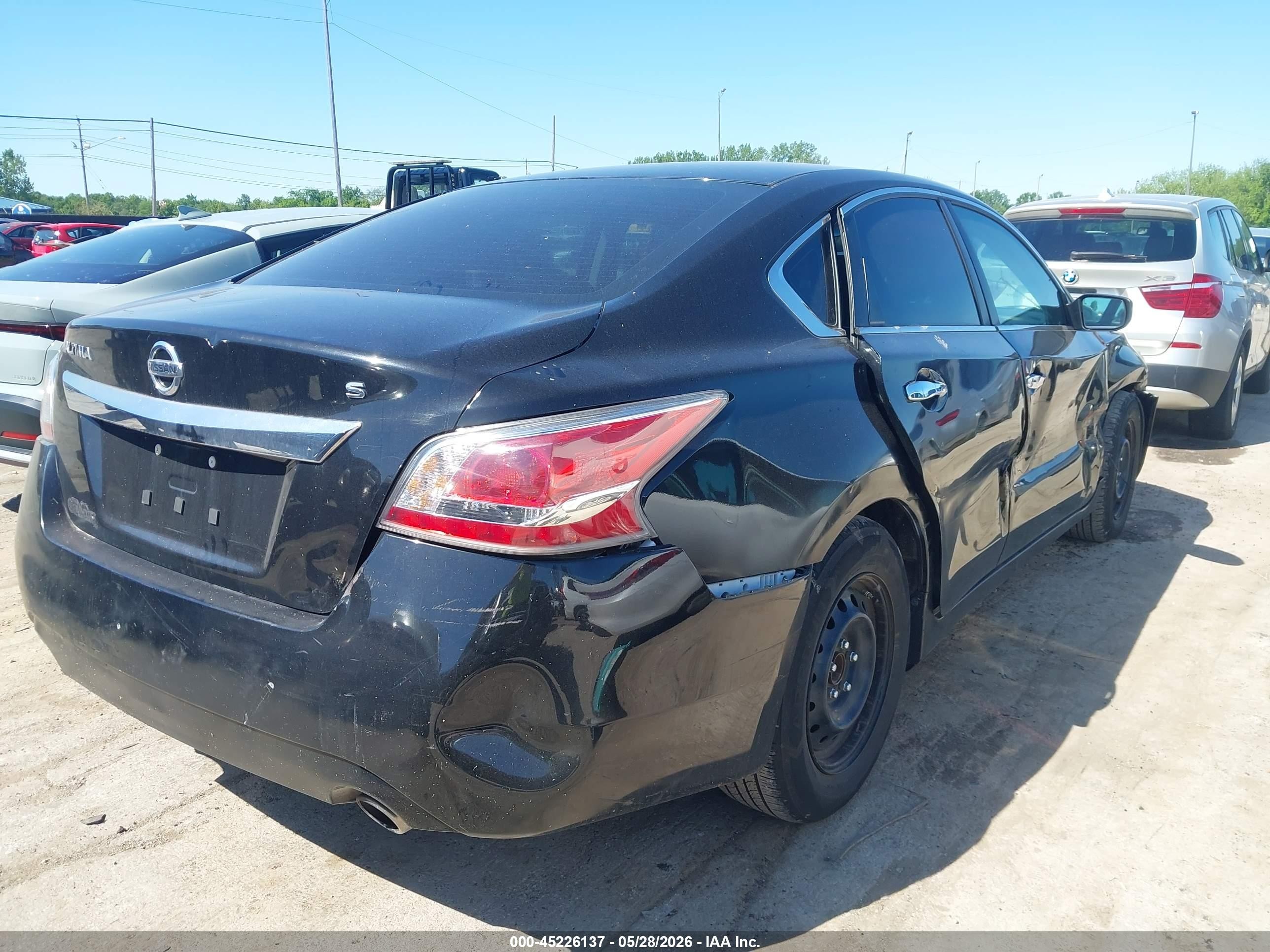 2015 Nissan Altima 2.5/2.5 S/2.5 Sl/2.5 Sv Black vin: 1N4AL3AP8FC443485