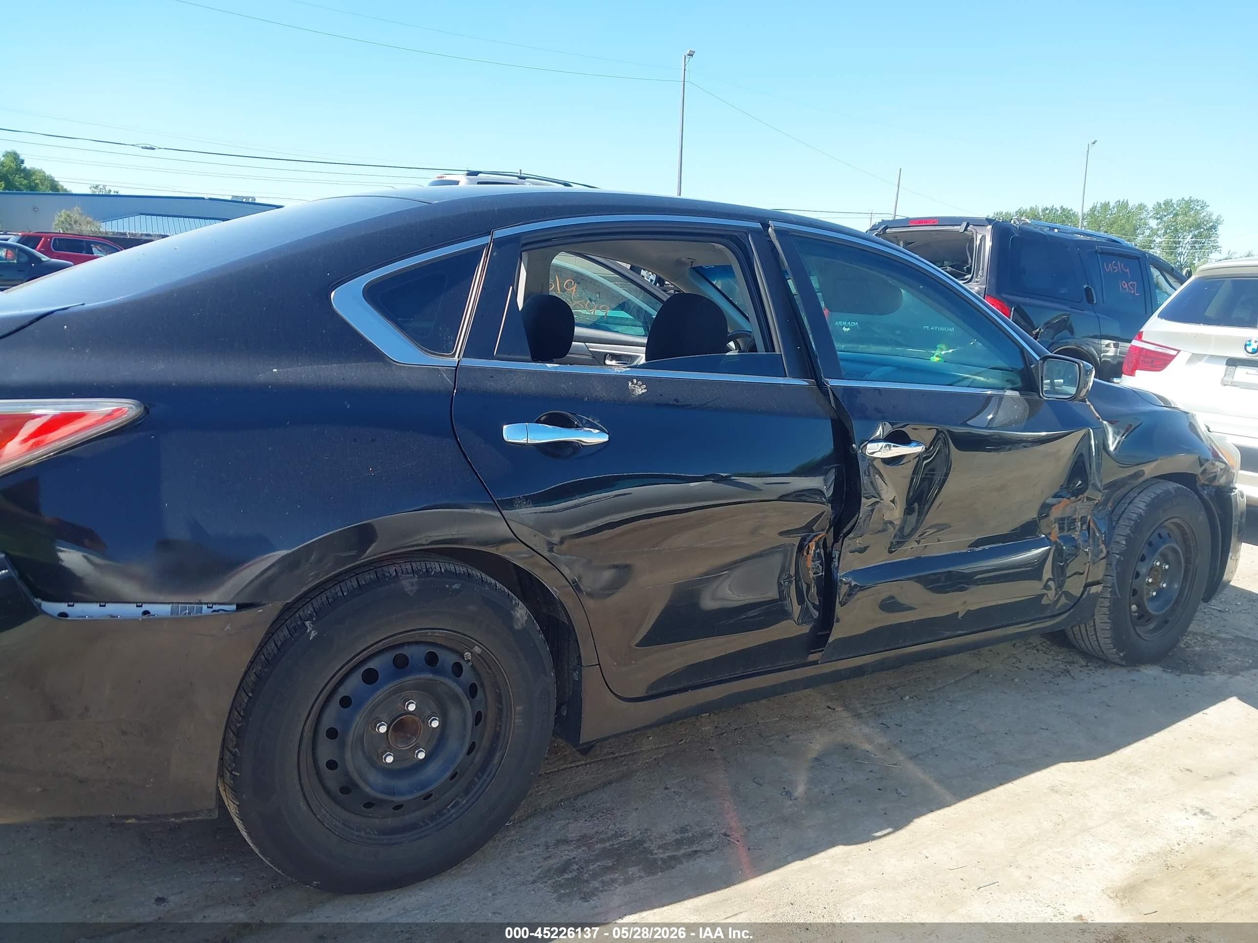 2015 Nissan Altima 2.5/2.5 S/2.5 Sl/2.5 Sv Black vin: 1N4AL3AP8FC443485