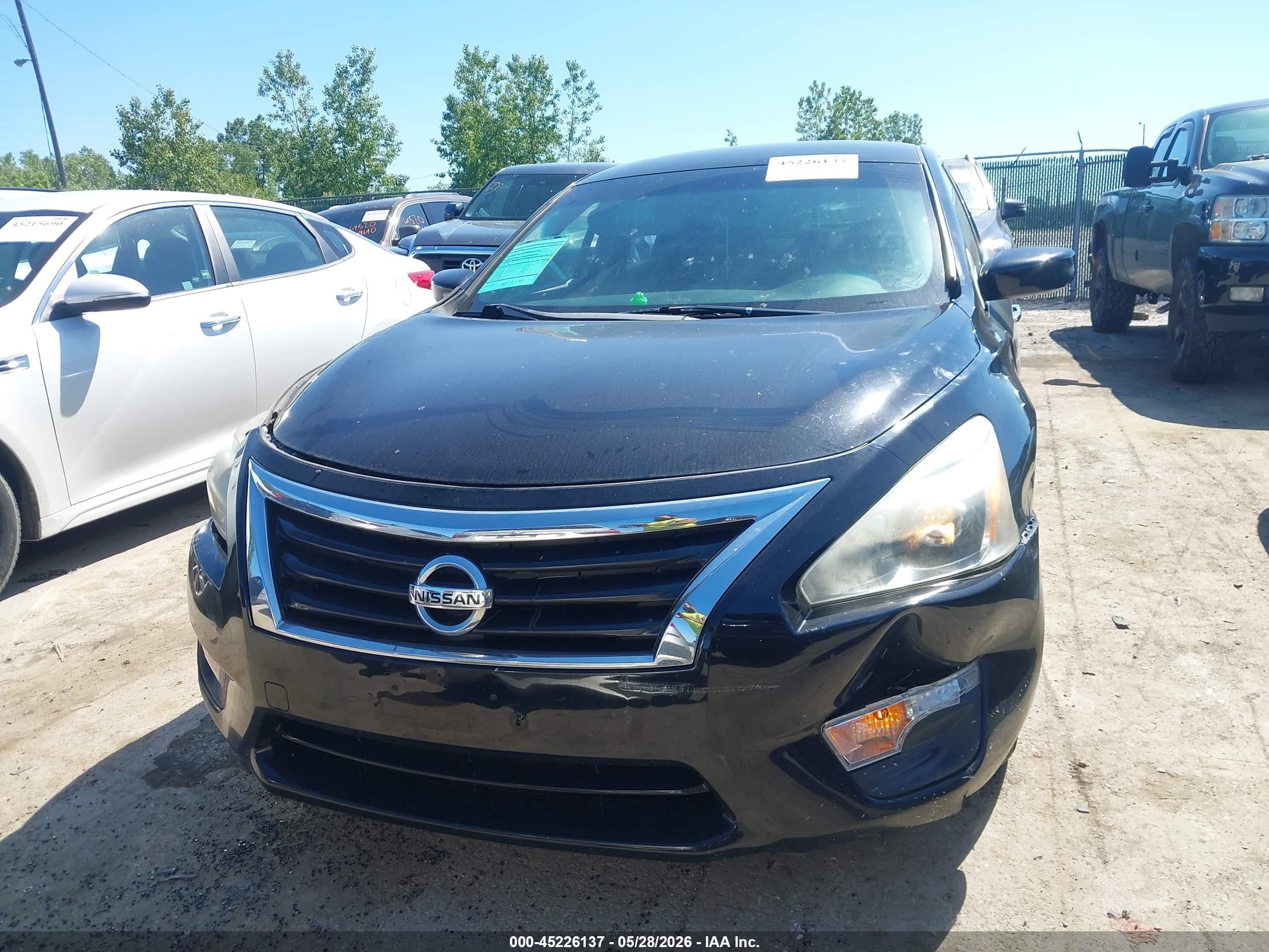 2015 Nissan Altima 2.5/2.5 S/2.5 Sl/2.5 Sv Black vin: 1N4AL3AP8FC443485