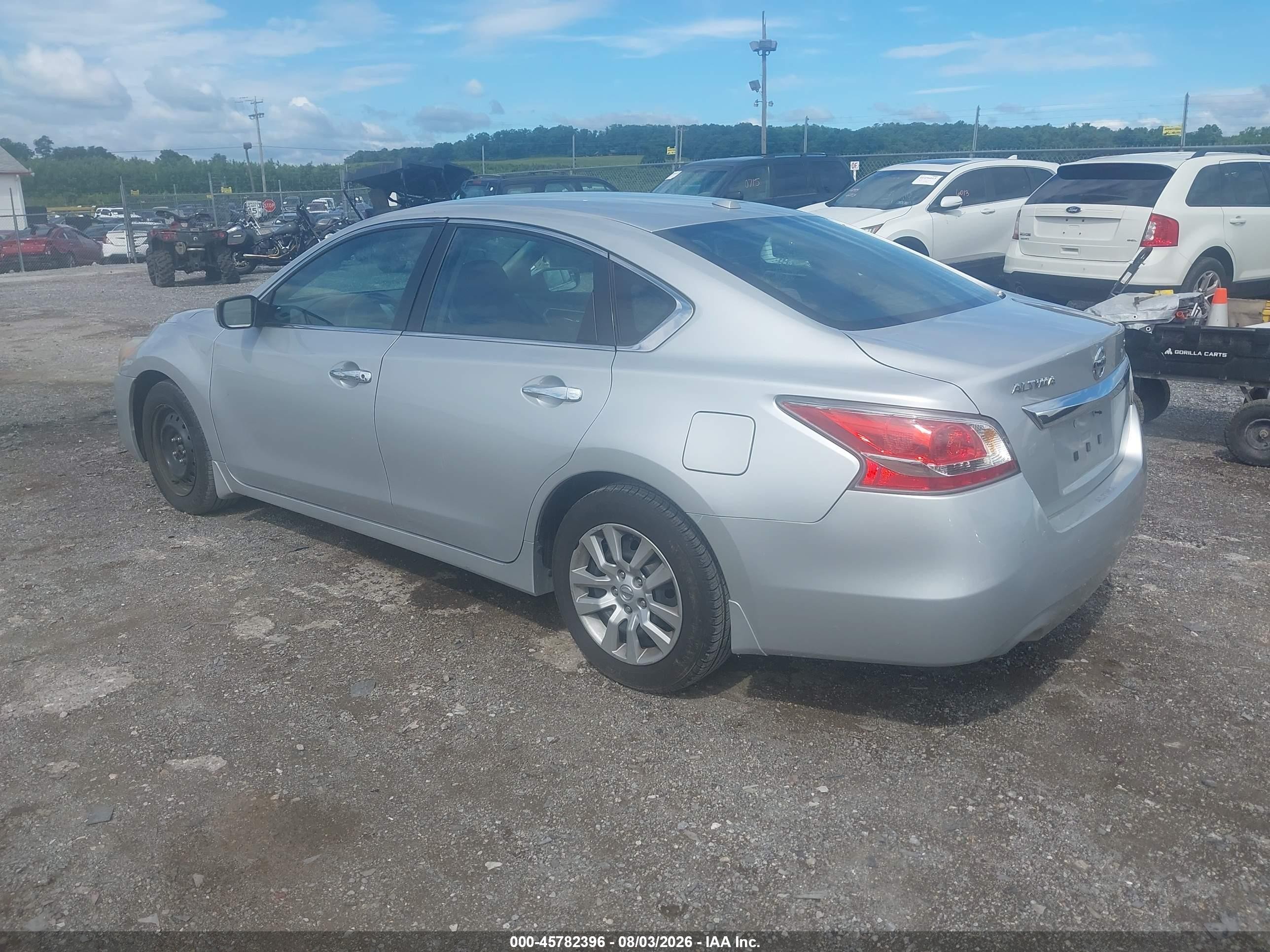 2015 Nissan Altima 2.5 S Silver vin: 1N4AL3AP8FC446533