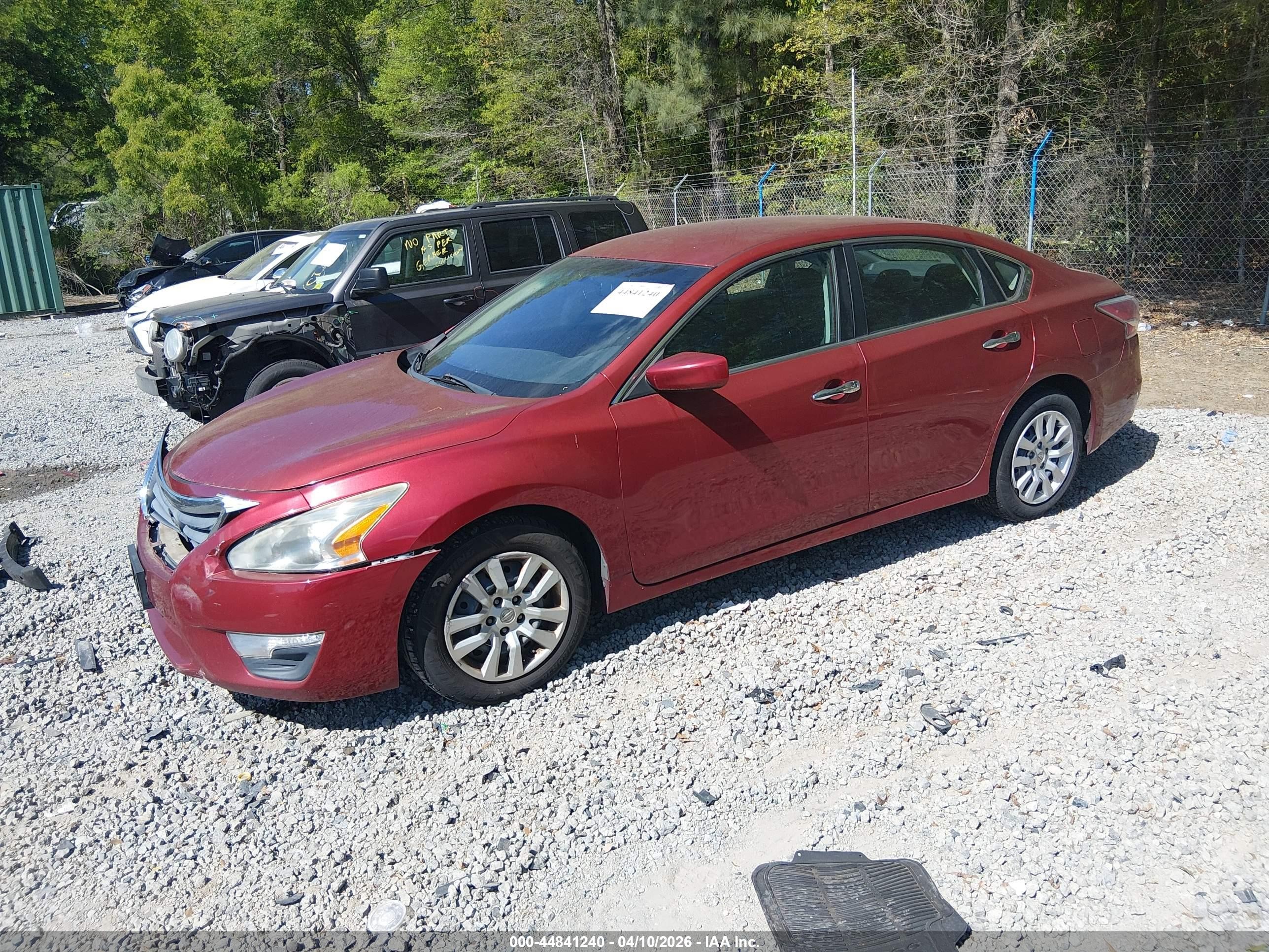 2015 Nissan Altima 2.5/2.5 S/2.5 Sl/2.5 Sv Red vin: 1N4AL3AP8FC452980