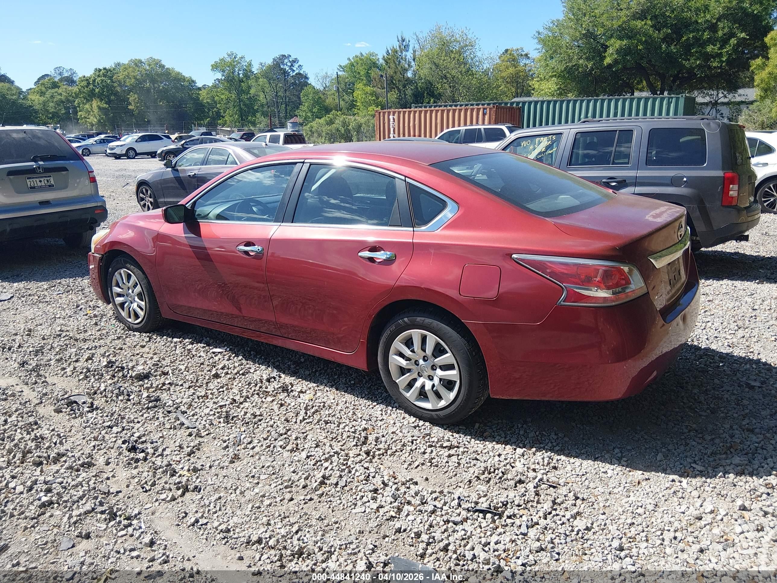 2015 Nissan Altima 2.5/2.5 S/2.5 Sl/2.5 Sv Red vin: 1N4AL3AP8FC452980