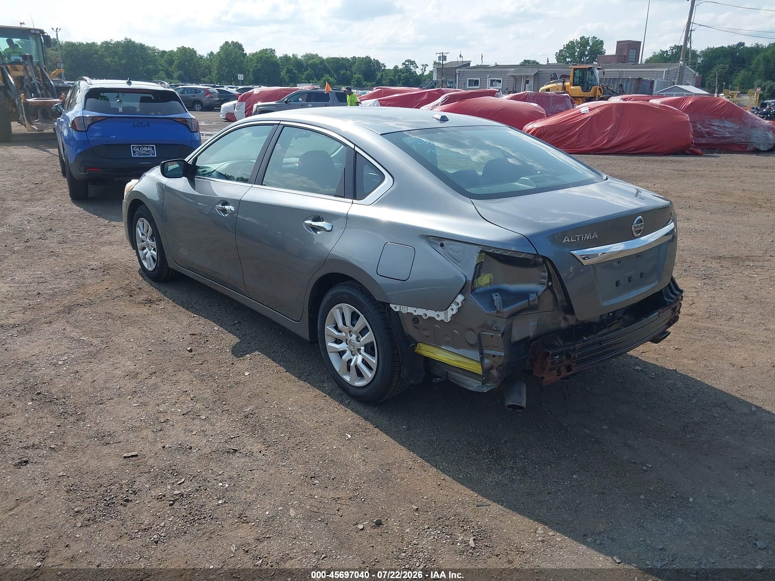 2015 Nissan Altima 2.5/2.5 S/2.5 Sl/2.5 Sv Gray vin: 1N4AL3AP8FC457886