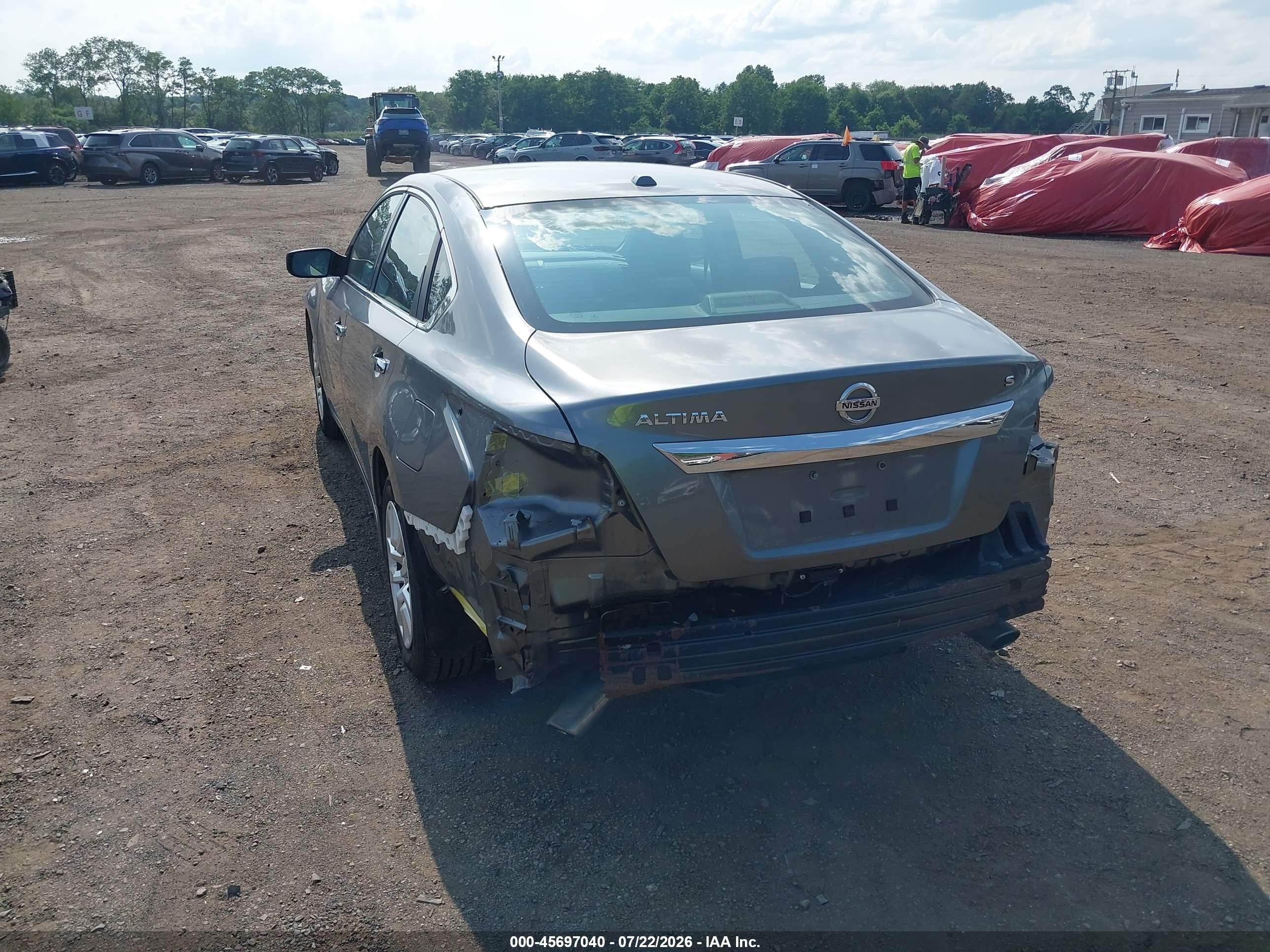 2015 Nissan Altima 2.5/2.5 S/2.5 Sl/2.5 Sv Gray vin: 1N4AL3AP8FC457886