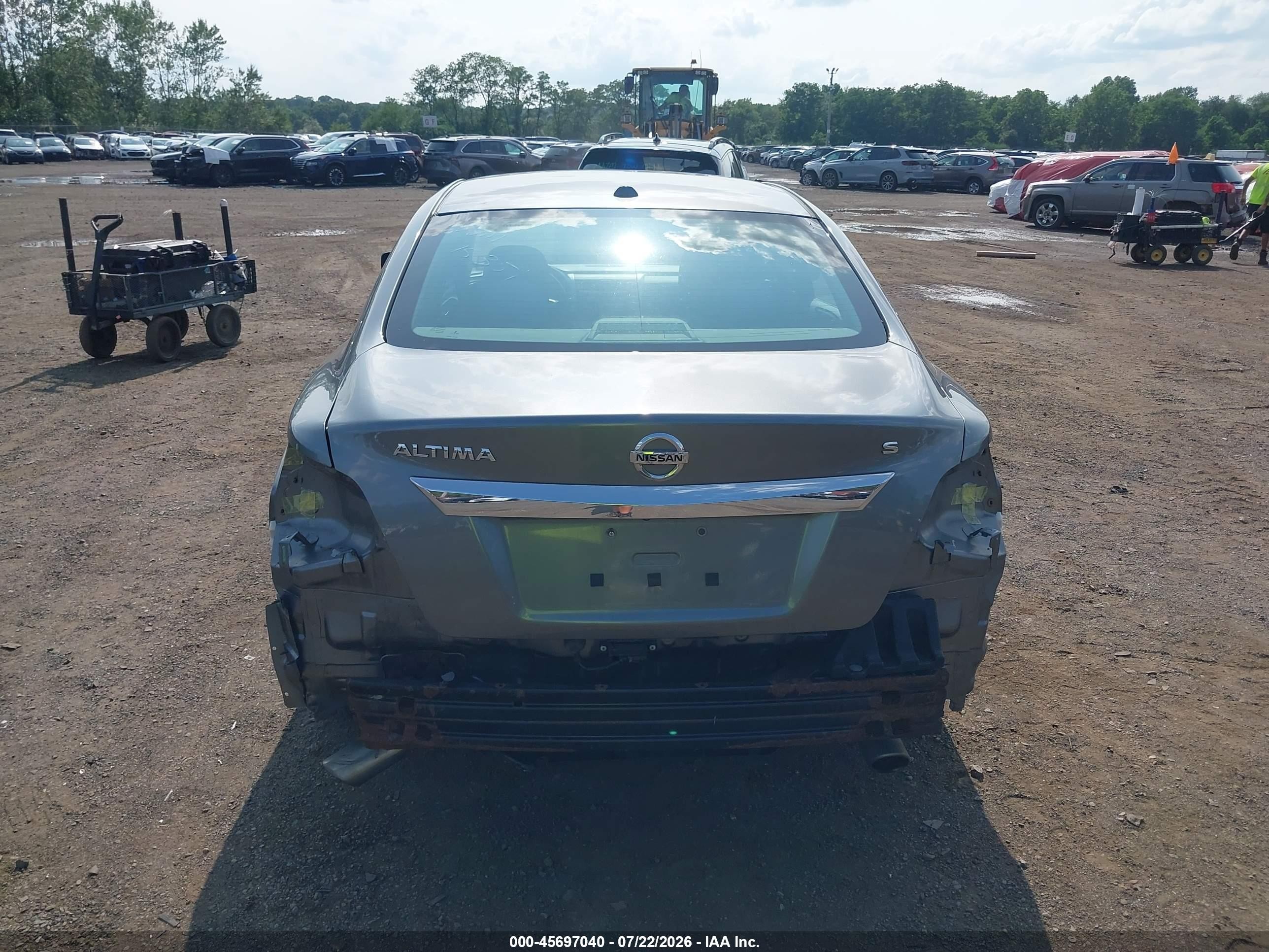 2015 Nissan Altima 2.5/2.5 S/2.5 Sl/2.5 Sv Gray vin: 1N4AL3AP8FC457886