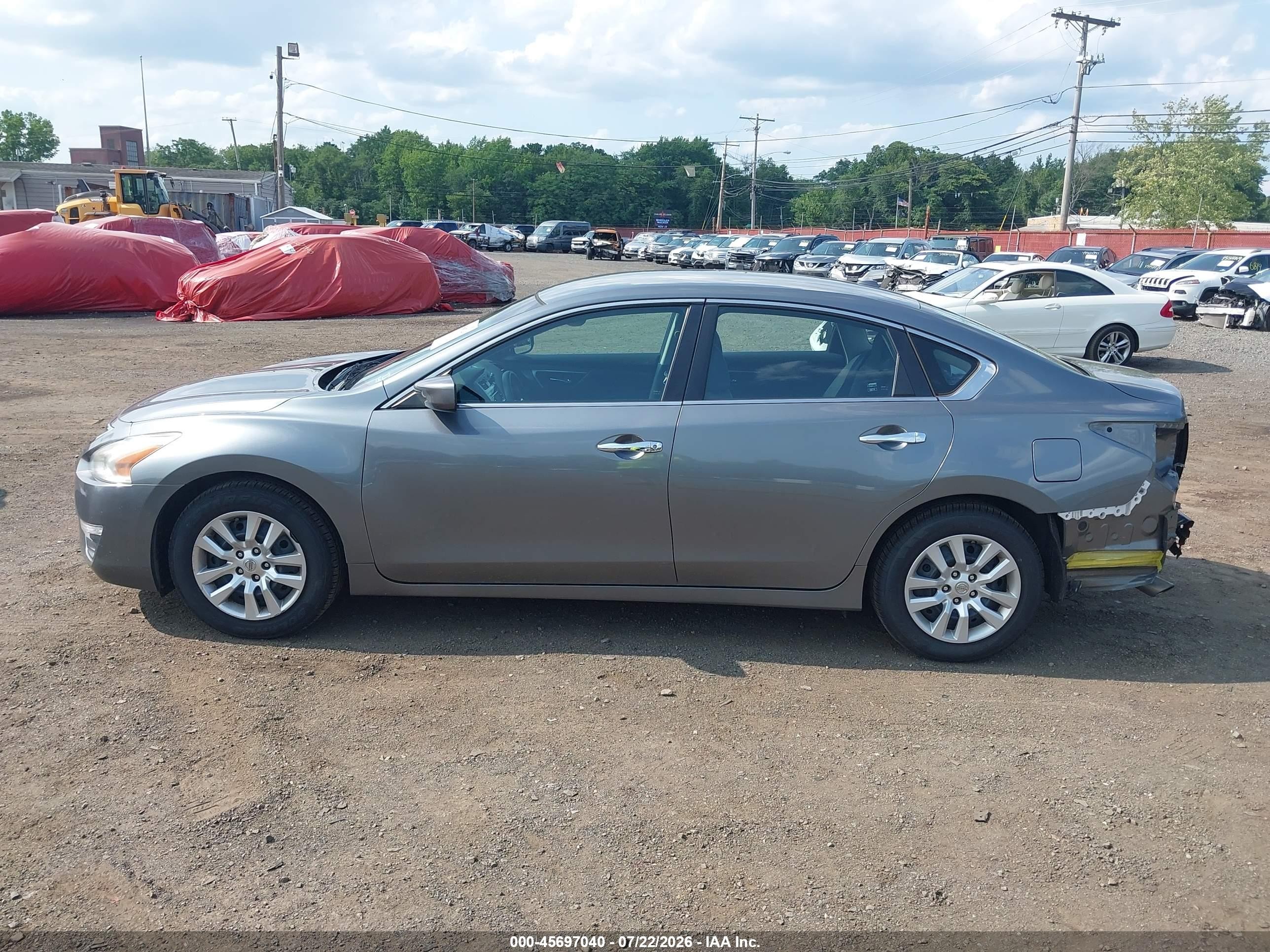 2015 Nissan Altima 2.5/2.5 S/2.5 Sl/2.5 Sv Gray vin: 1N4AL3AP8FC457886