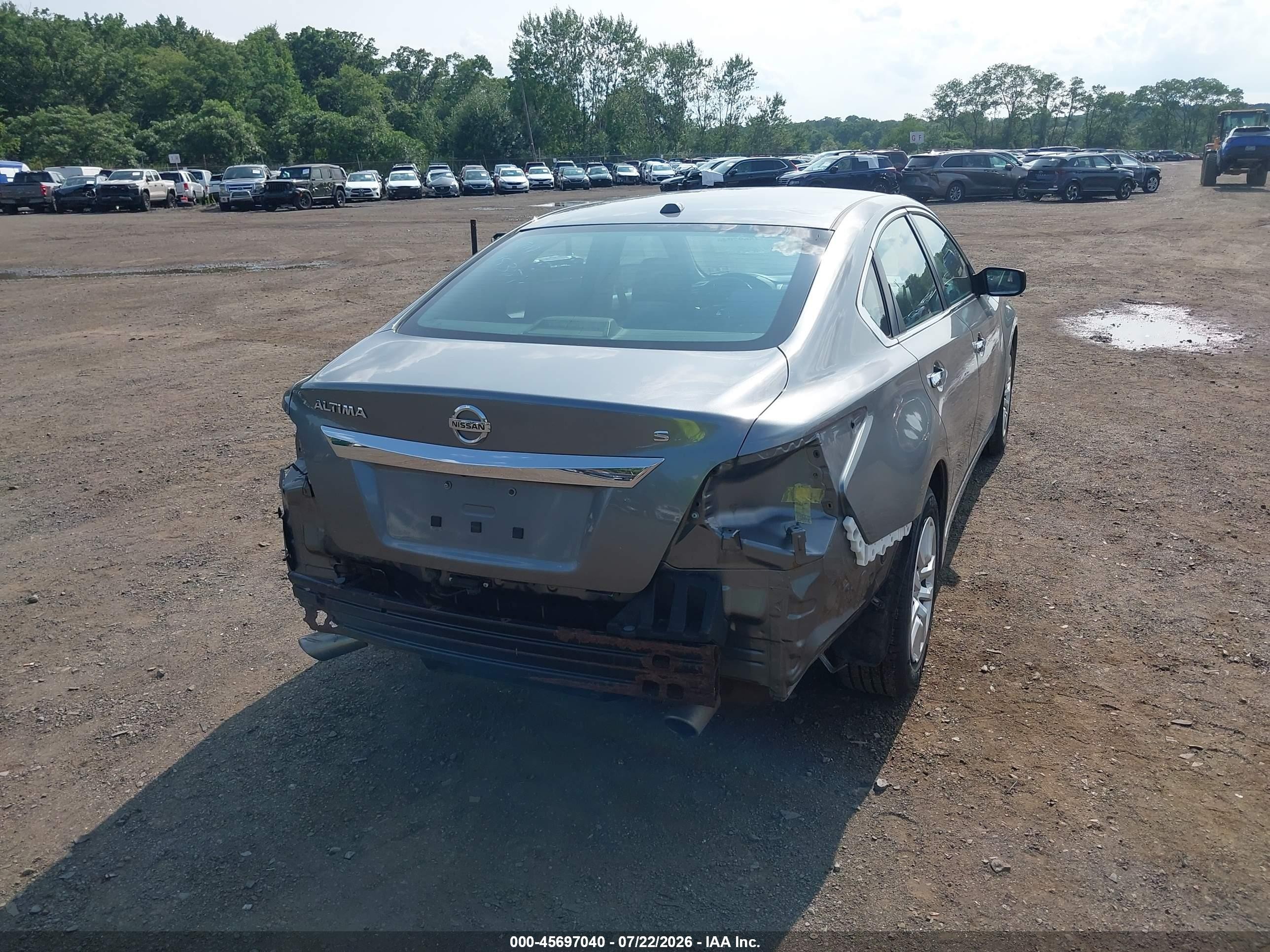 2015 Nissan Altima 2.5/2.5 S/2.5 Sl/2.5 Sv Gray vin: 1N4AL3AP8FC457886
