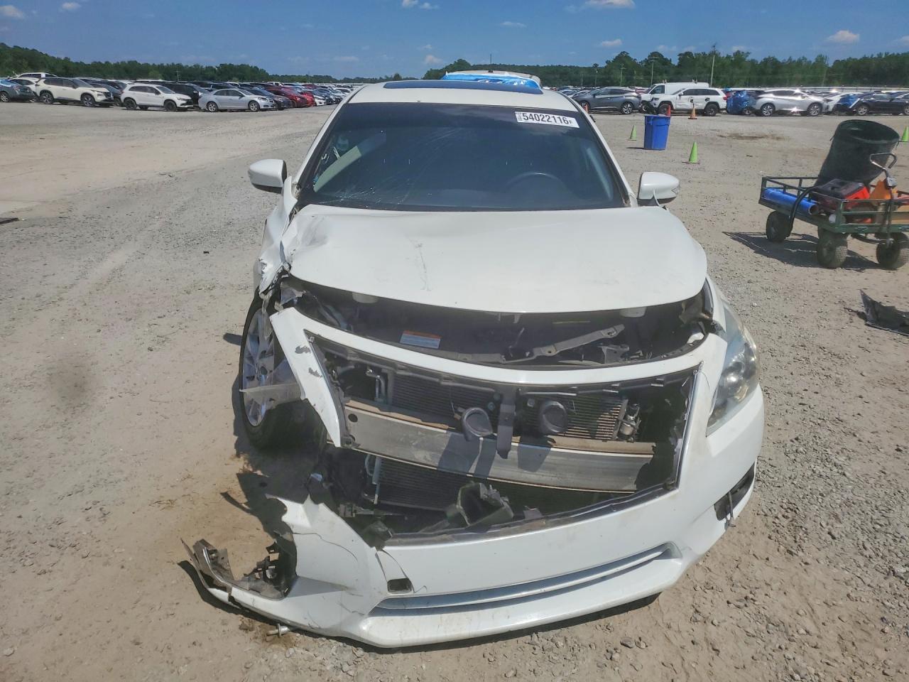 2015 Nissan Altima 2.5 Sv White vin: 1N4AL3AP8FC468175