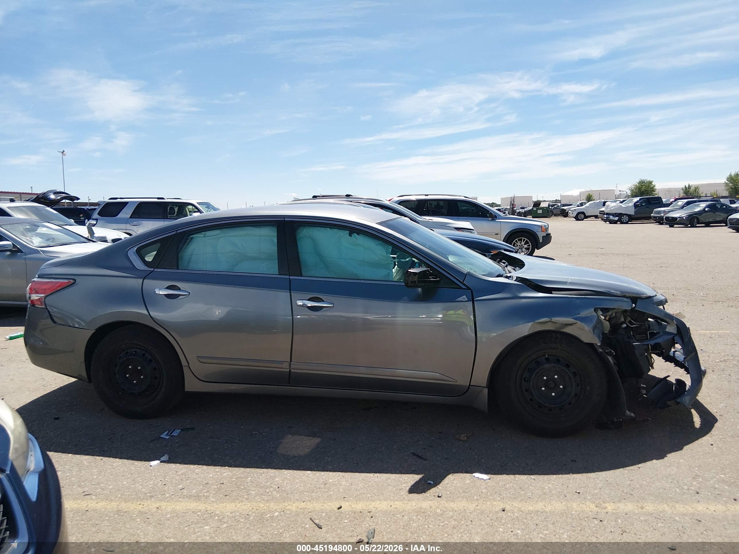 2015 Nissan Altima 2.5 S Серый vin: 1N4AL3AP8FC483016