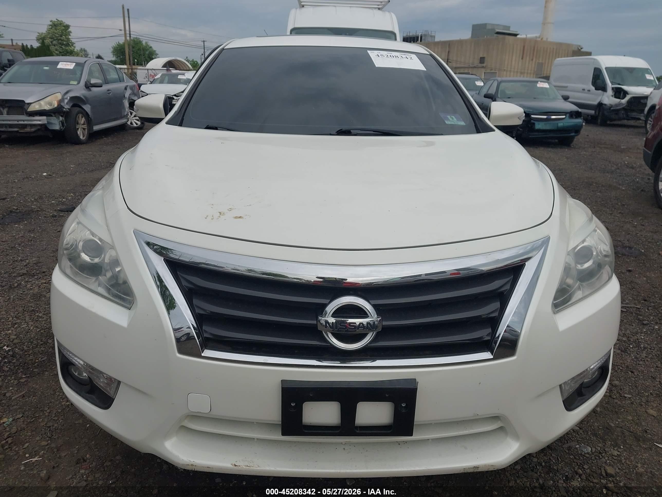 2015 Nissan Altima 2.5 Sv Белый vin: 1N4AL3AP8FC492119