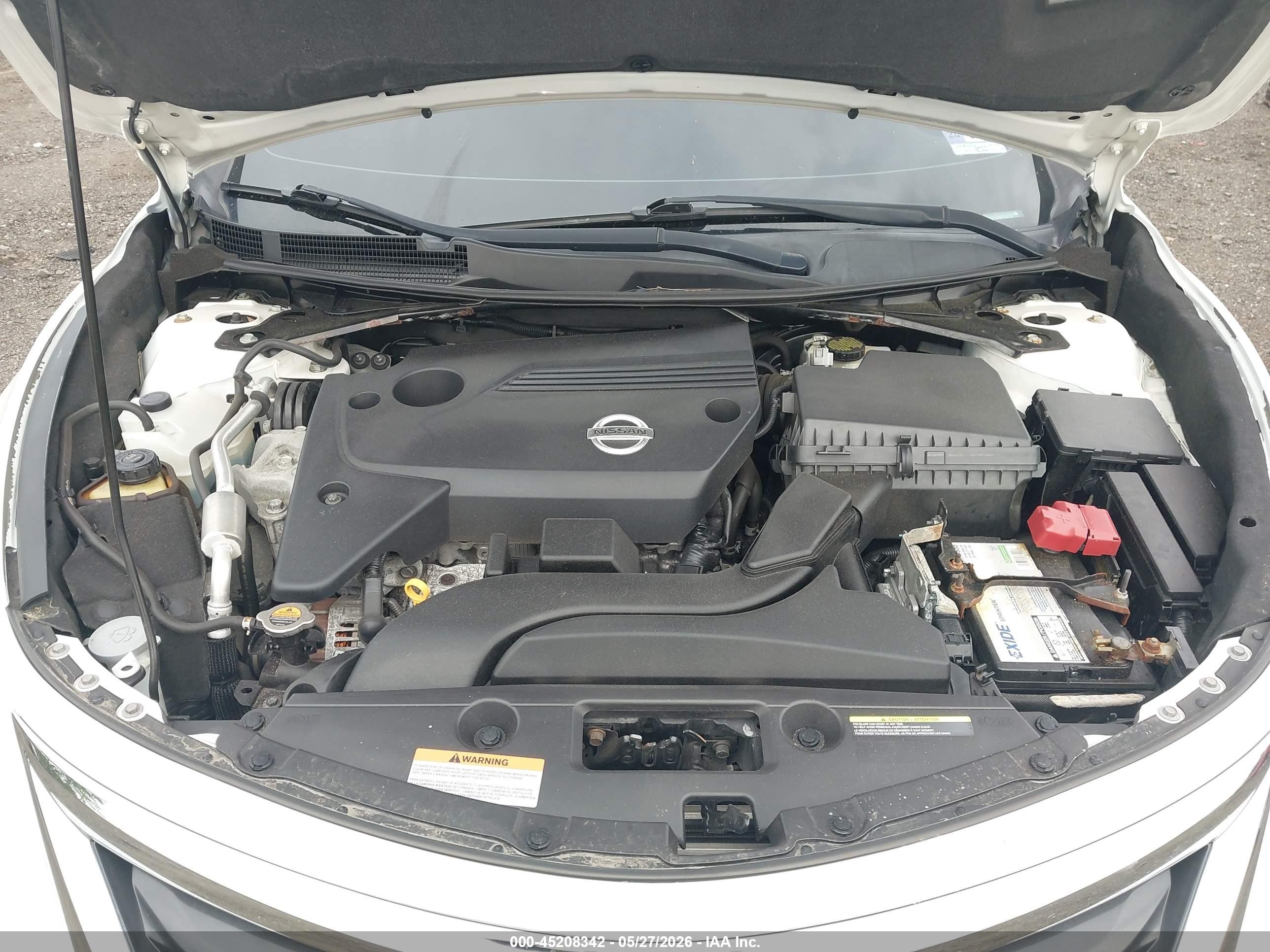 2015 Nissan Altima 2.5 Sv Белый vin: 1N4AL3AP8FC492119