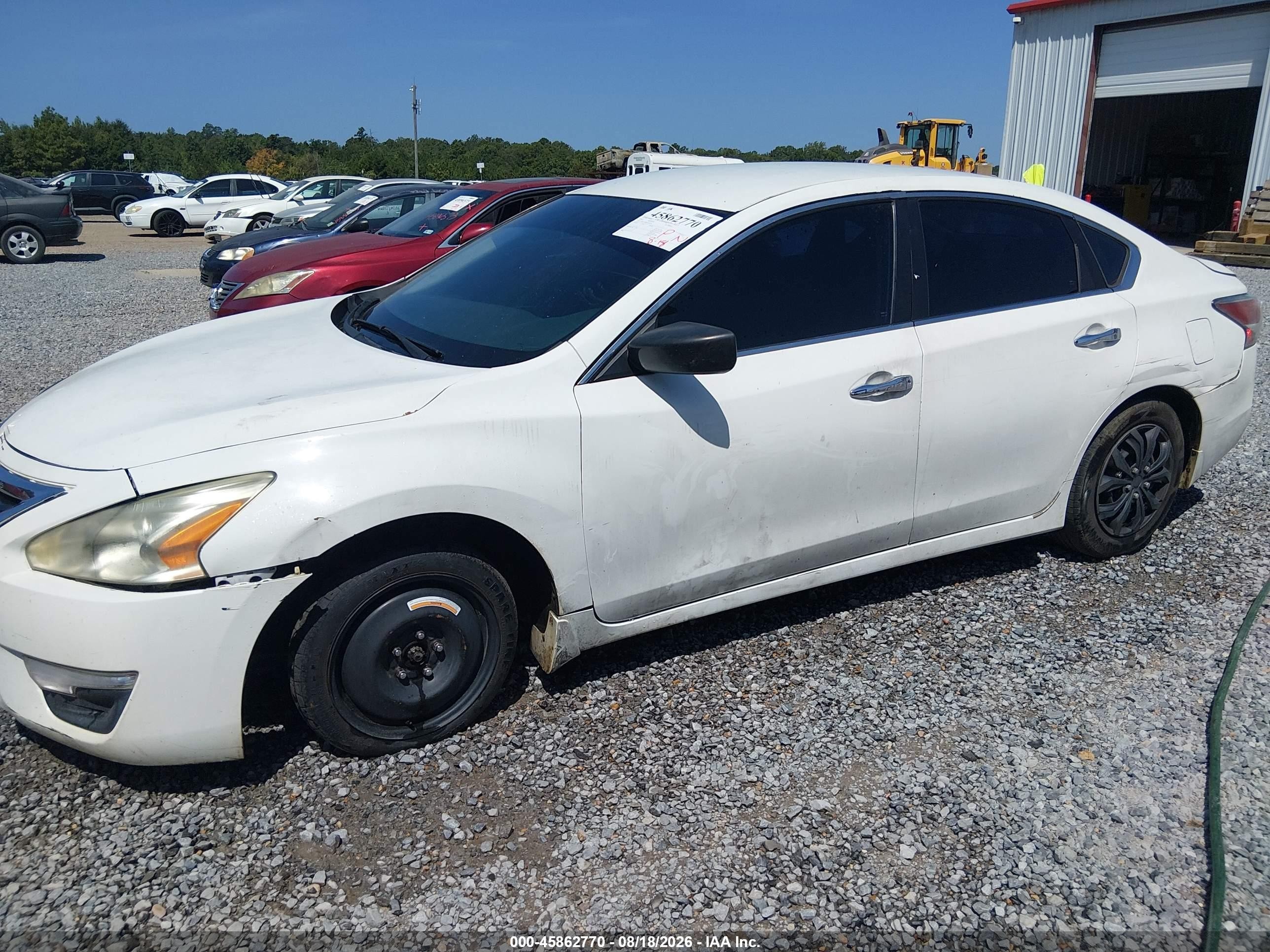 2015 Nissan Altima 2.5/2.5 S/2.5 Sl/2.5 Sv White vin: 1N4AL3AP8FC494971