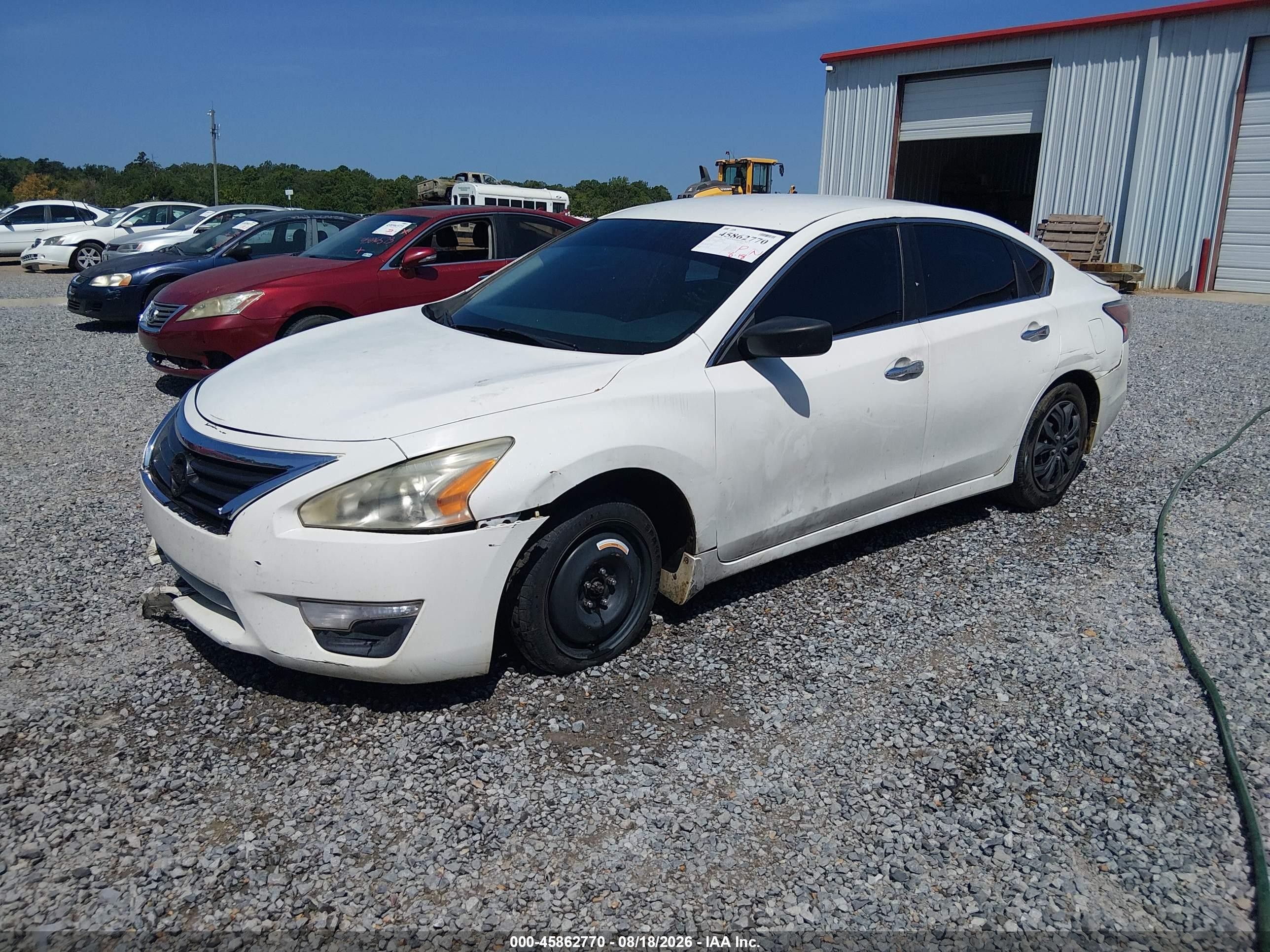 2015 Nissan Altima 2.5/2.5 S/2.5 Sl/2.5 Sv White vin: 1N4AL3AP8FC494971