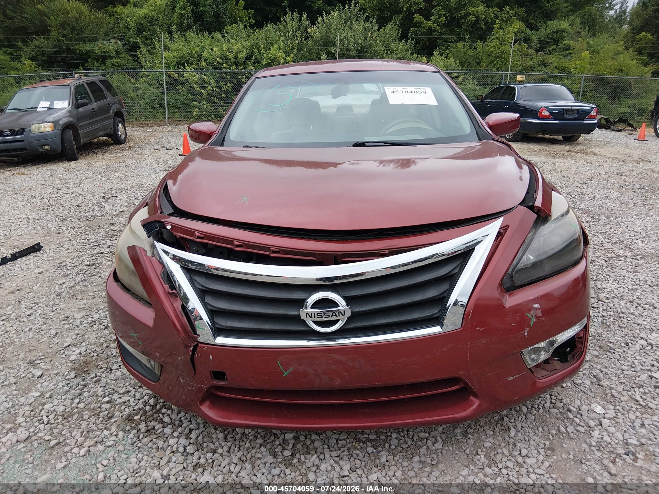 2015 Nissan Altima 2.5 S Red vin: 1N4AL3AP8FC583360