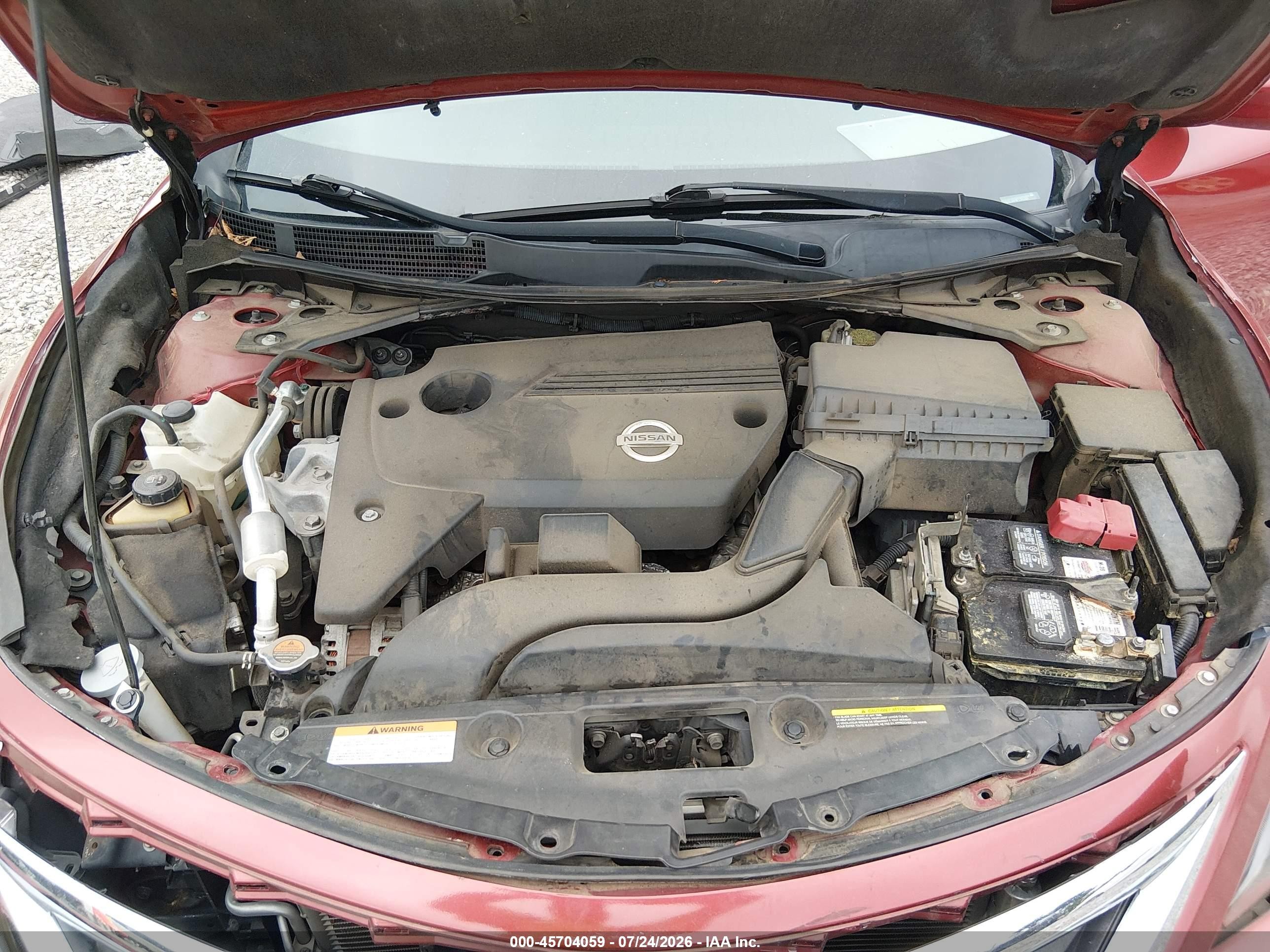 2015 Nissan Altima 2.5 S Red vin: 1N4AL3AP8FC583360