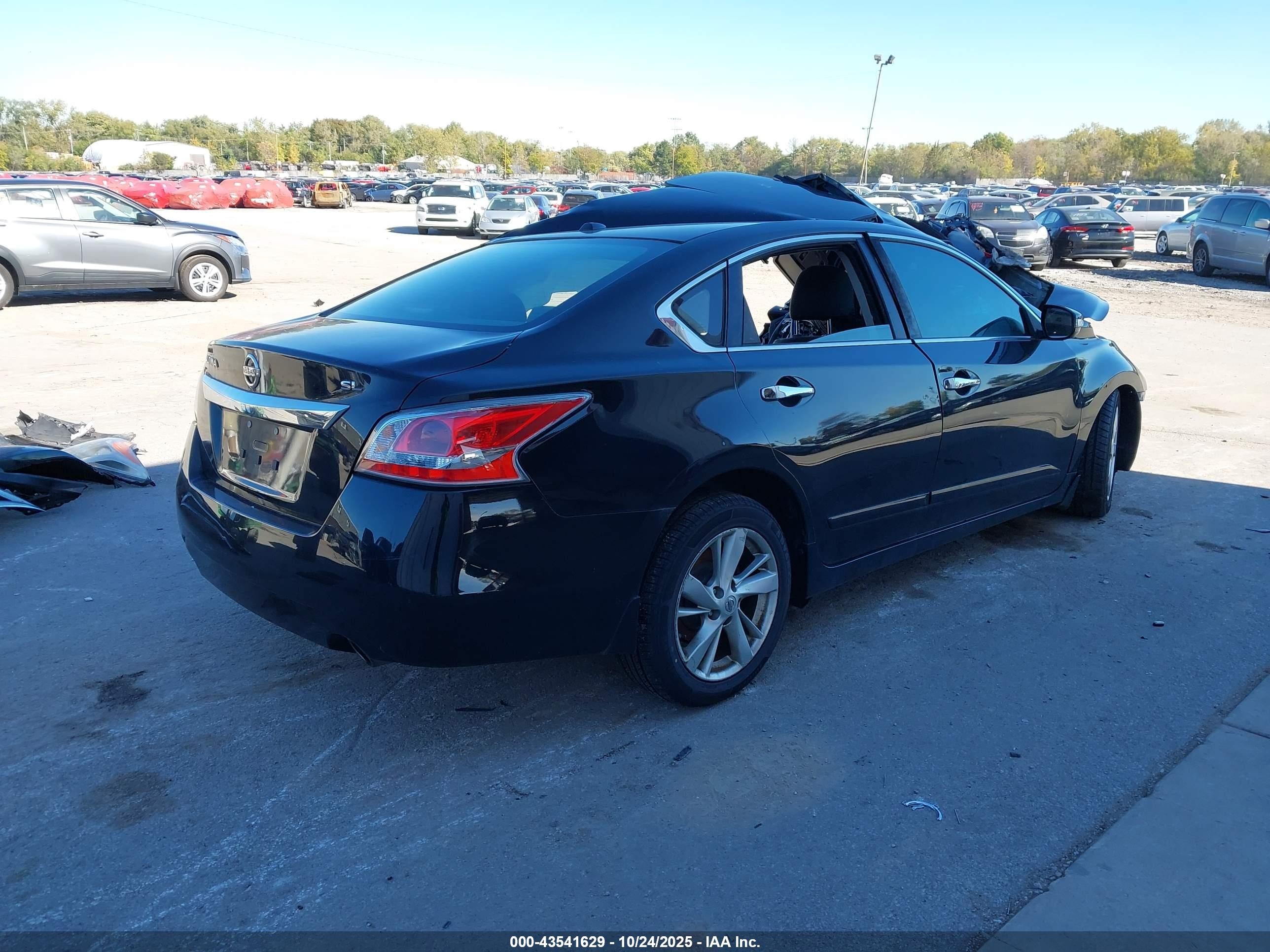 2015 Nissan Altima 2.5 Sl Black vin: 1N4AL3AP8FC590857