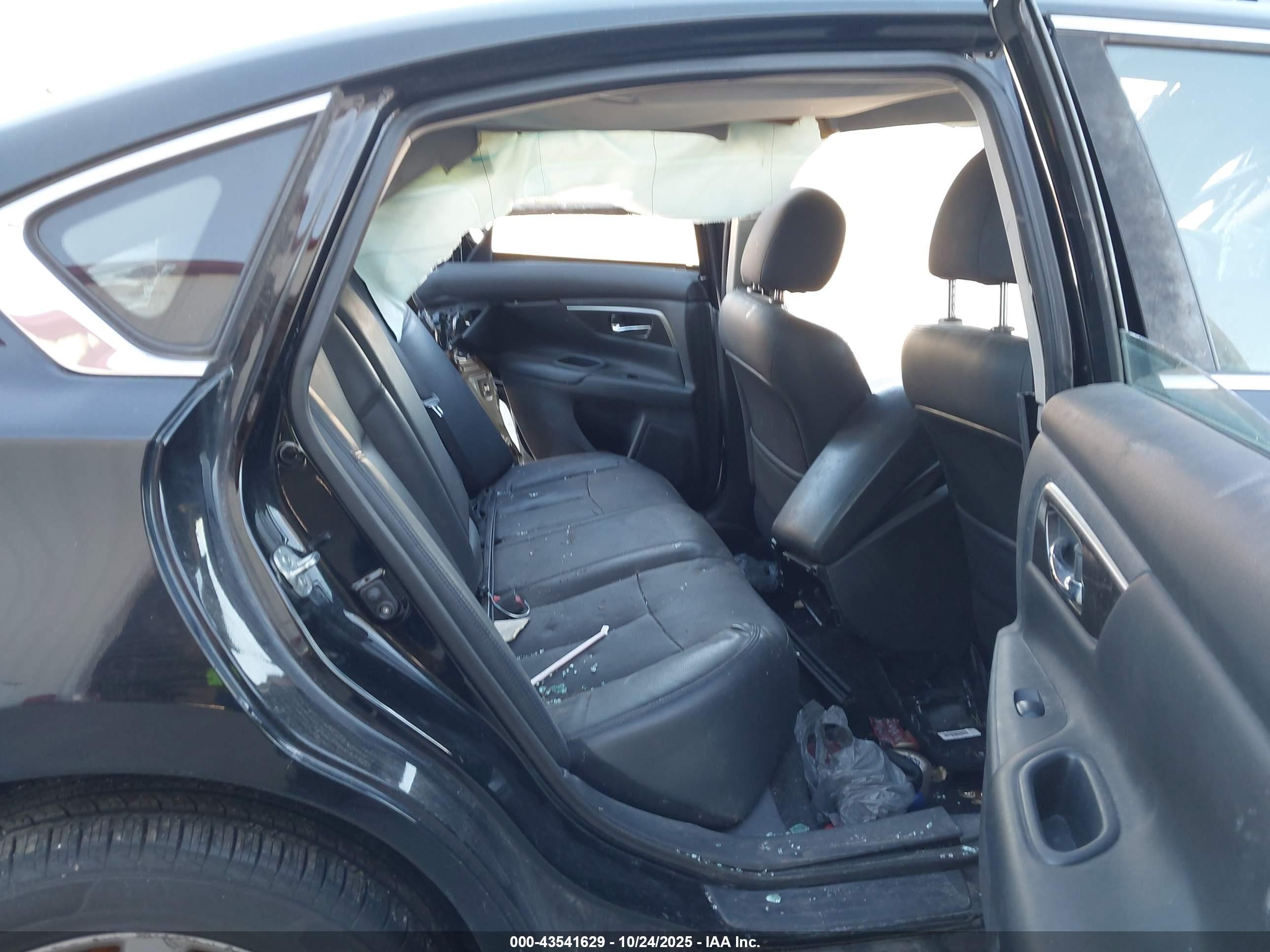 2015 Nissan Altima 2.5 Sl Black vin: 1N4AL3AP8FC590857