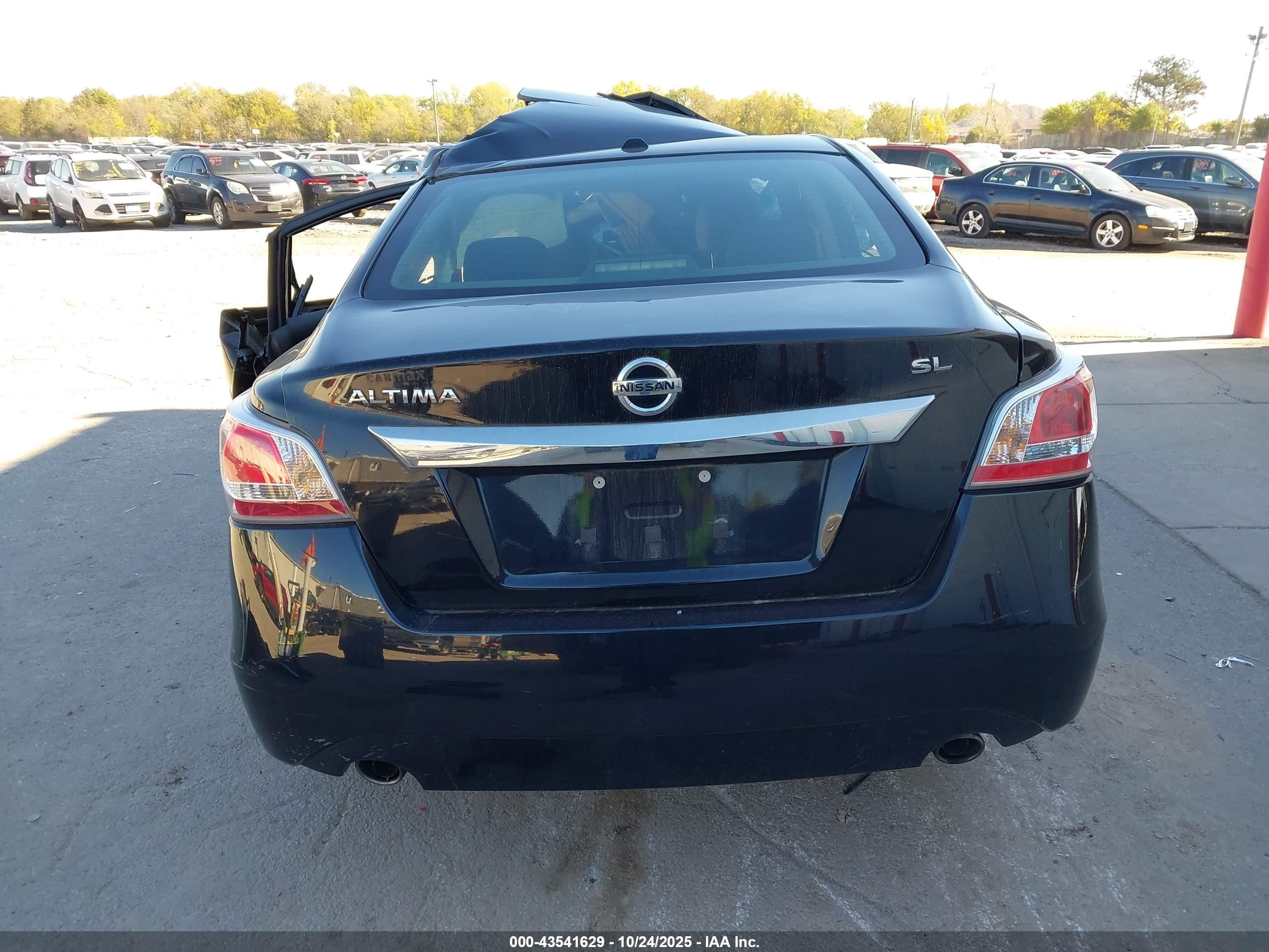 2015 Nissan Altima 2.5 Sl Black vin: 1N4AL3AP8FC590857