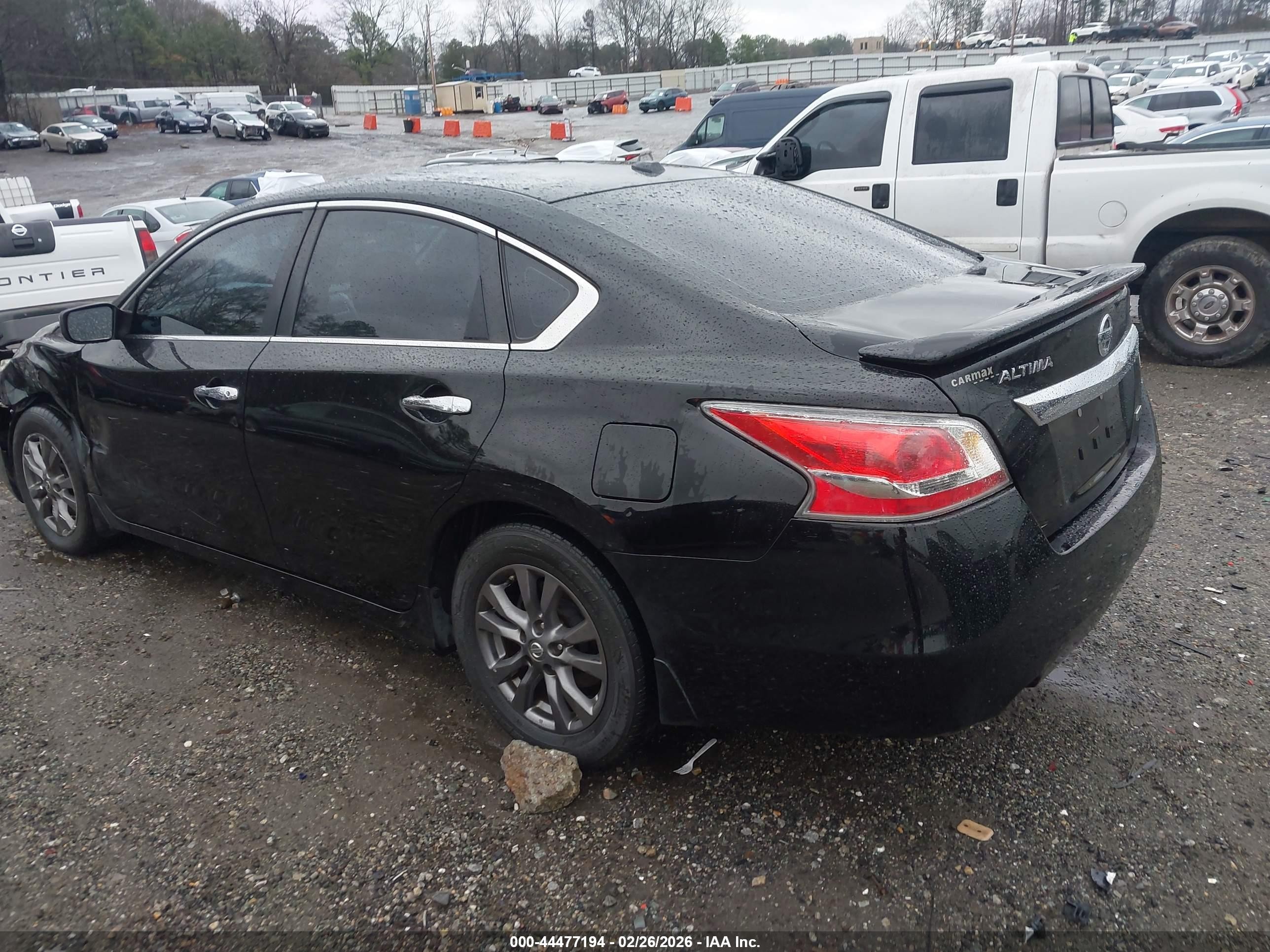 2015 Nissan Altima 2.5 S Black vin: 1N4AL3AP8FC592656