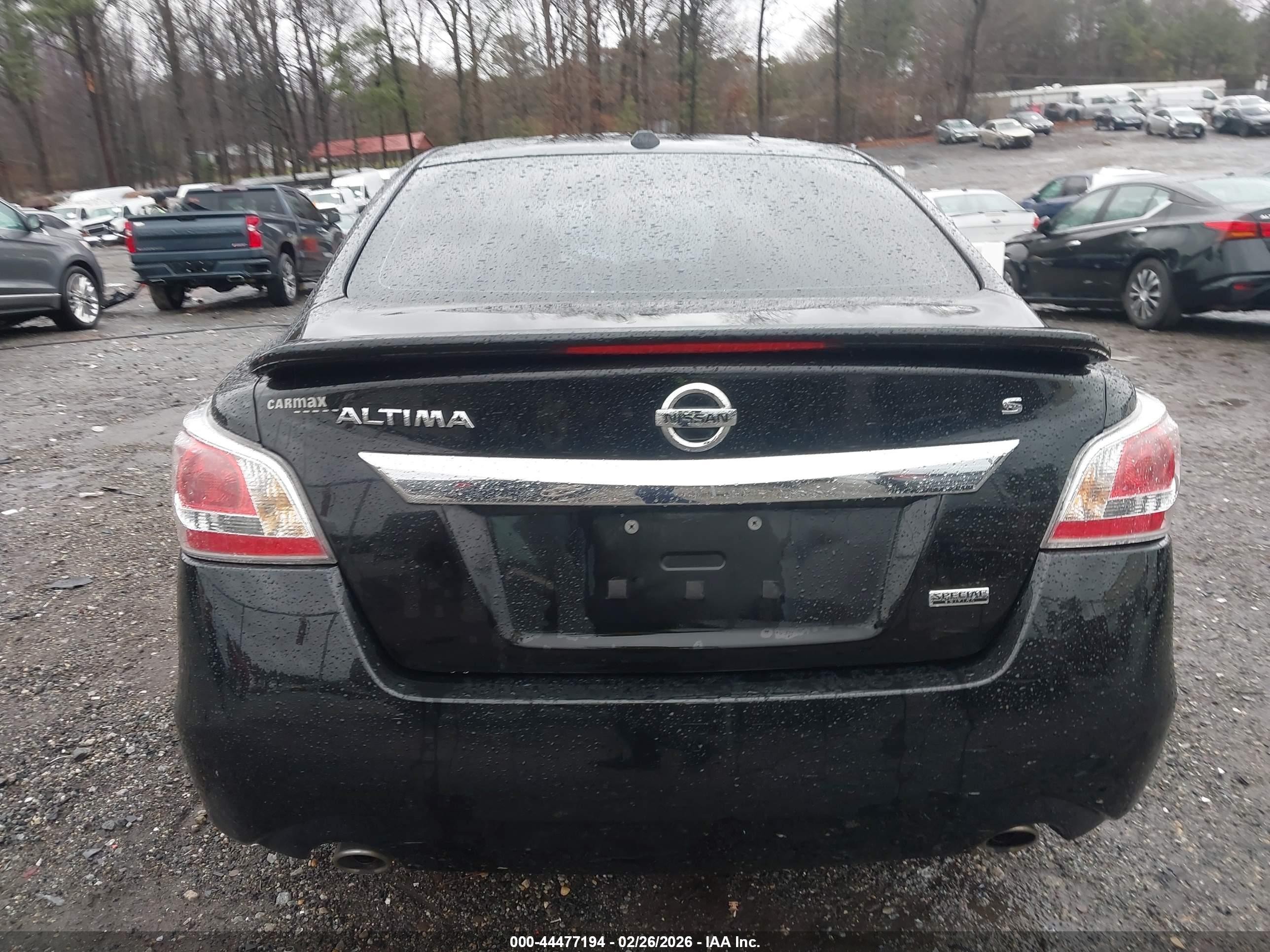 2015 Nissan Altima 2.5 S Black vin: 1N4AL3AP8FC592656