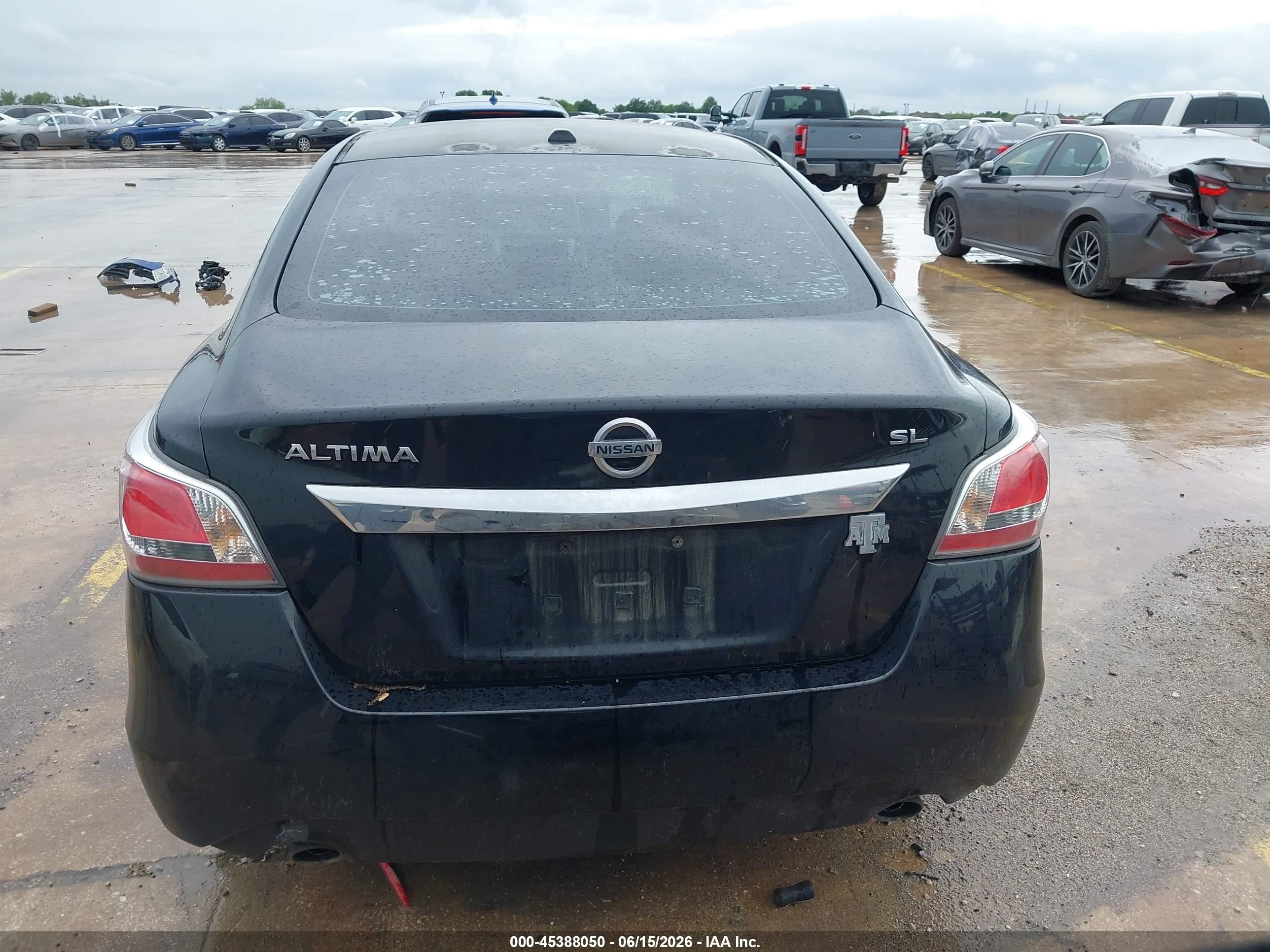 2015 Nissan Altima 2.5 Sl Black vin: 1N4AL3AP8FN302100