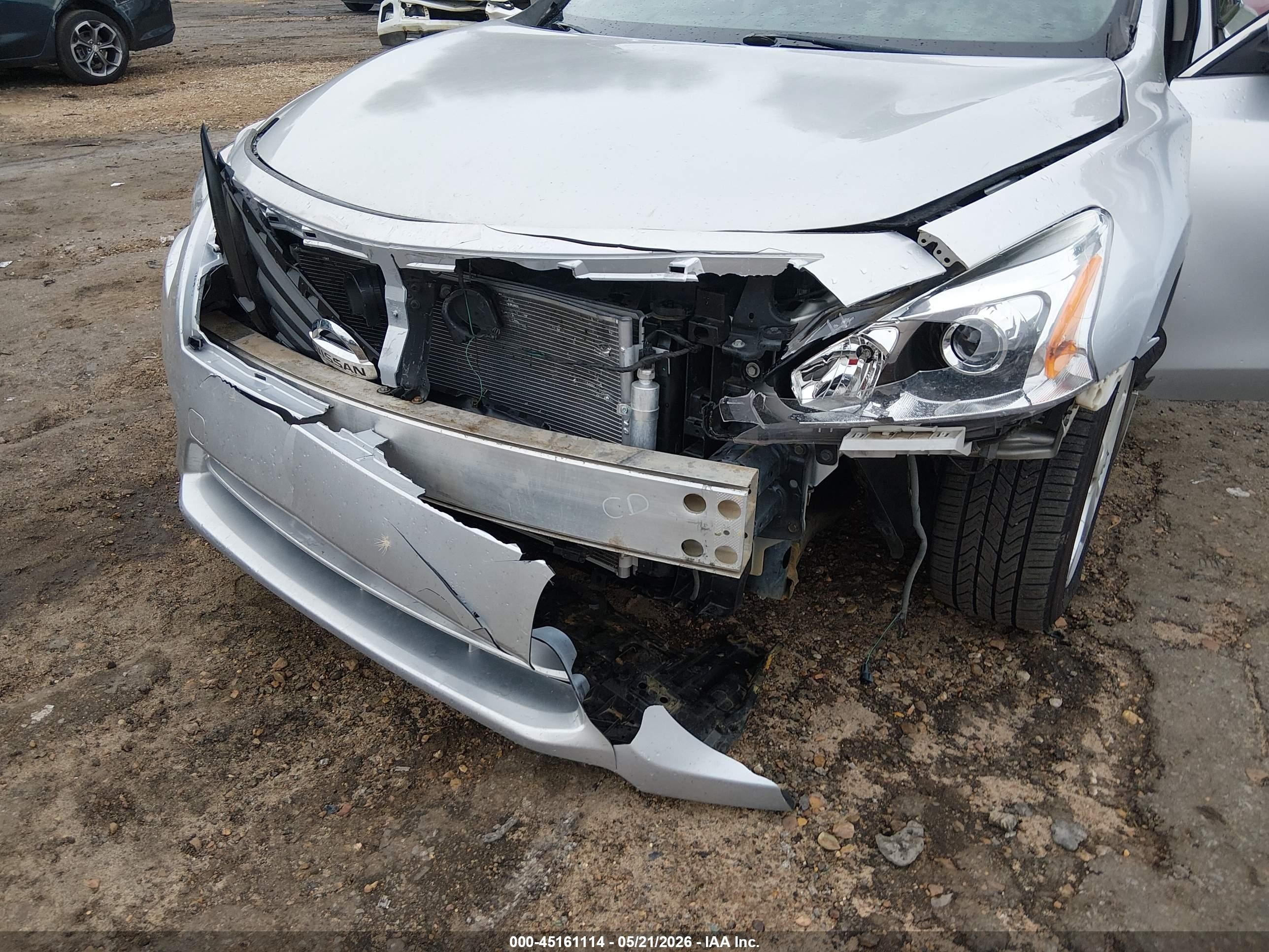 2015 Nissan Altima 2.5 Sl Silver vin: 1N4AL3AP8FN305837