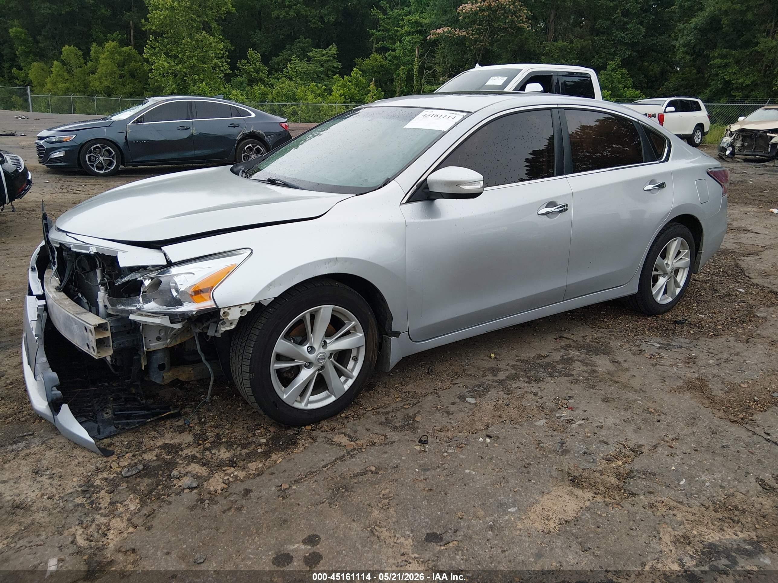 2015 Nissan Altima 2.5 Sl Silver vin: 1N4AL3AP8FN305837