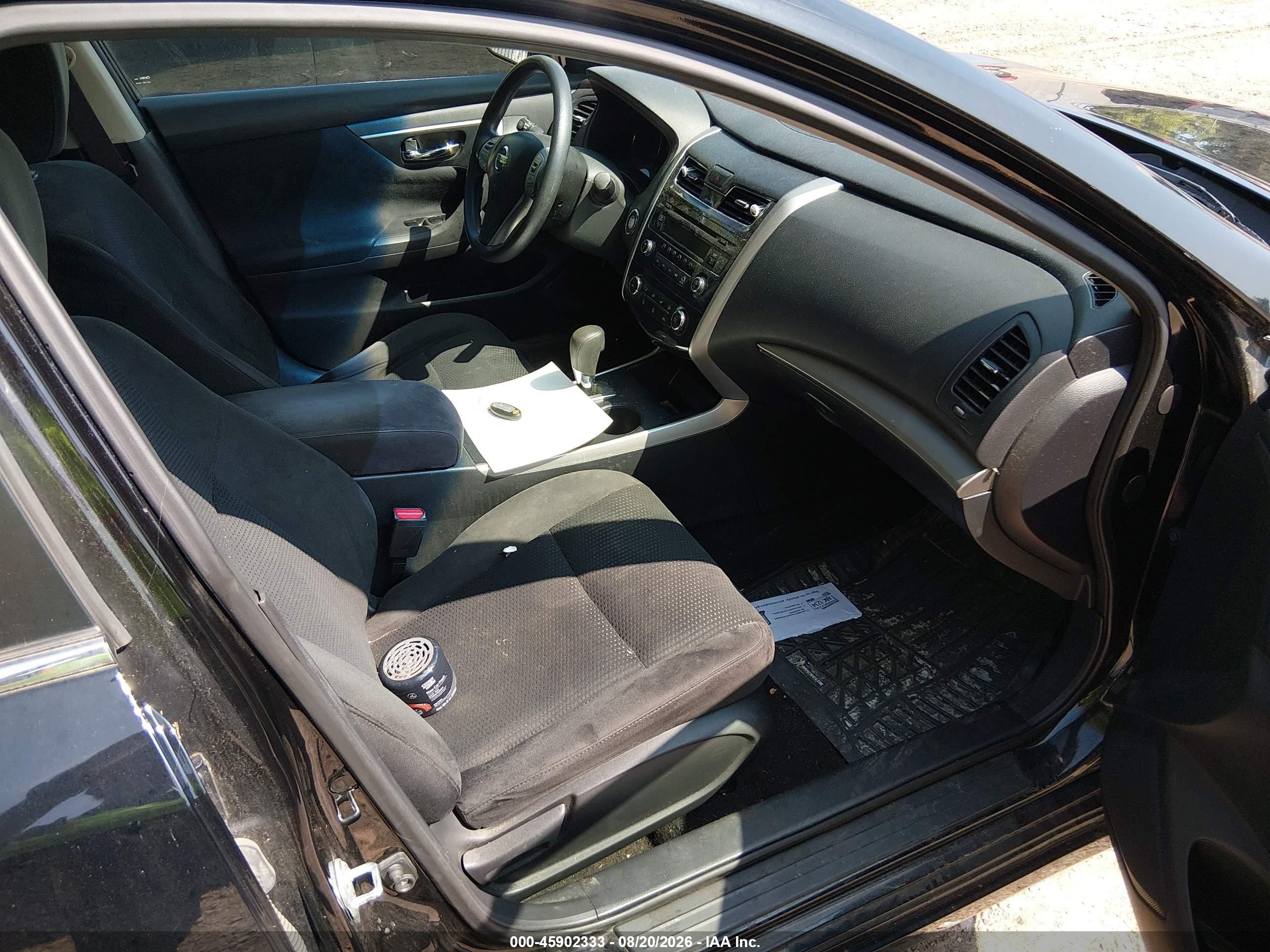 2015 Nissan Altima 2.5 S Black vin: 1N4AL3AP8FN308768