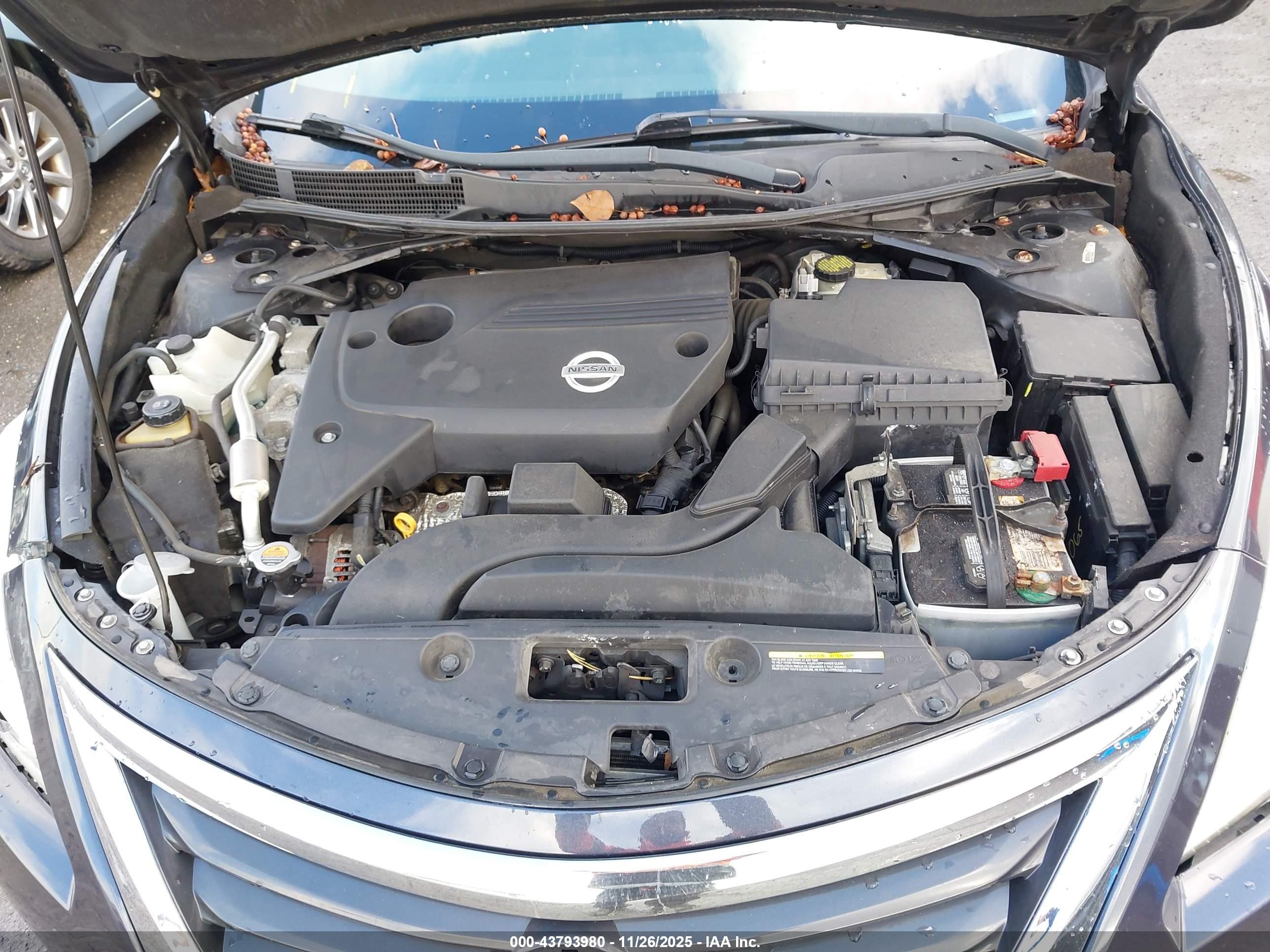 2015 Nissan Altima 2.5 S Синий vin: 1N4AL3AP8FN309094