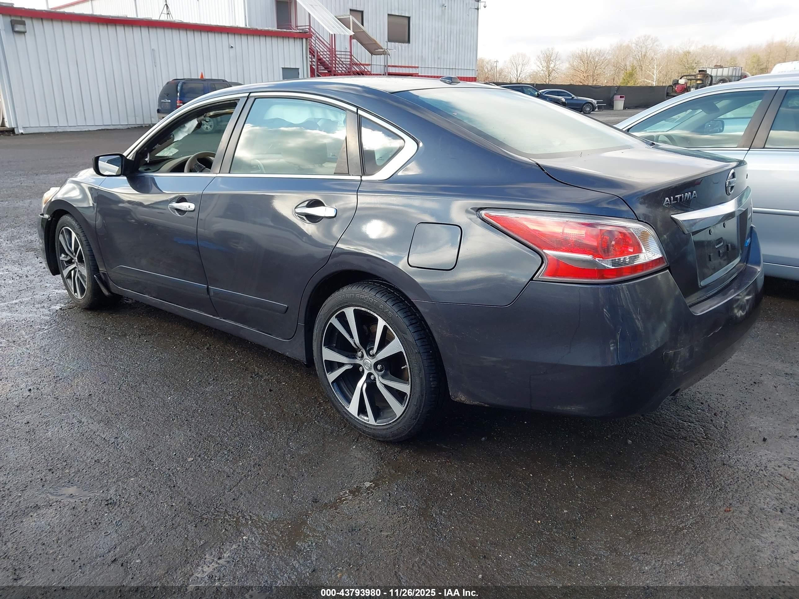 2015 Nissan Altima 2.5 S Синий vin: 1N4AL3AP8FN309094