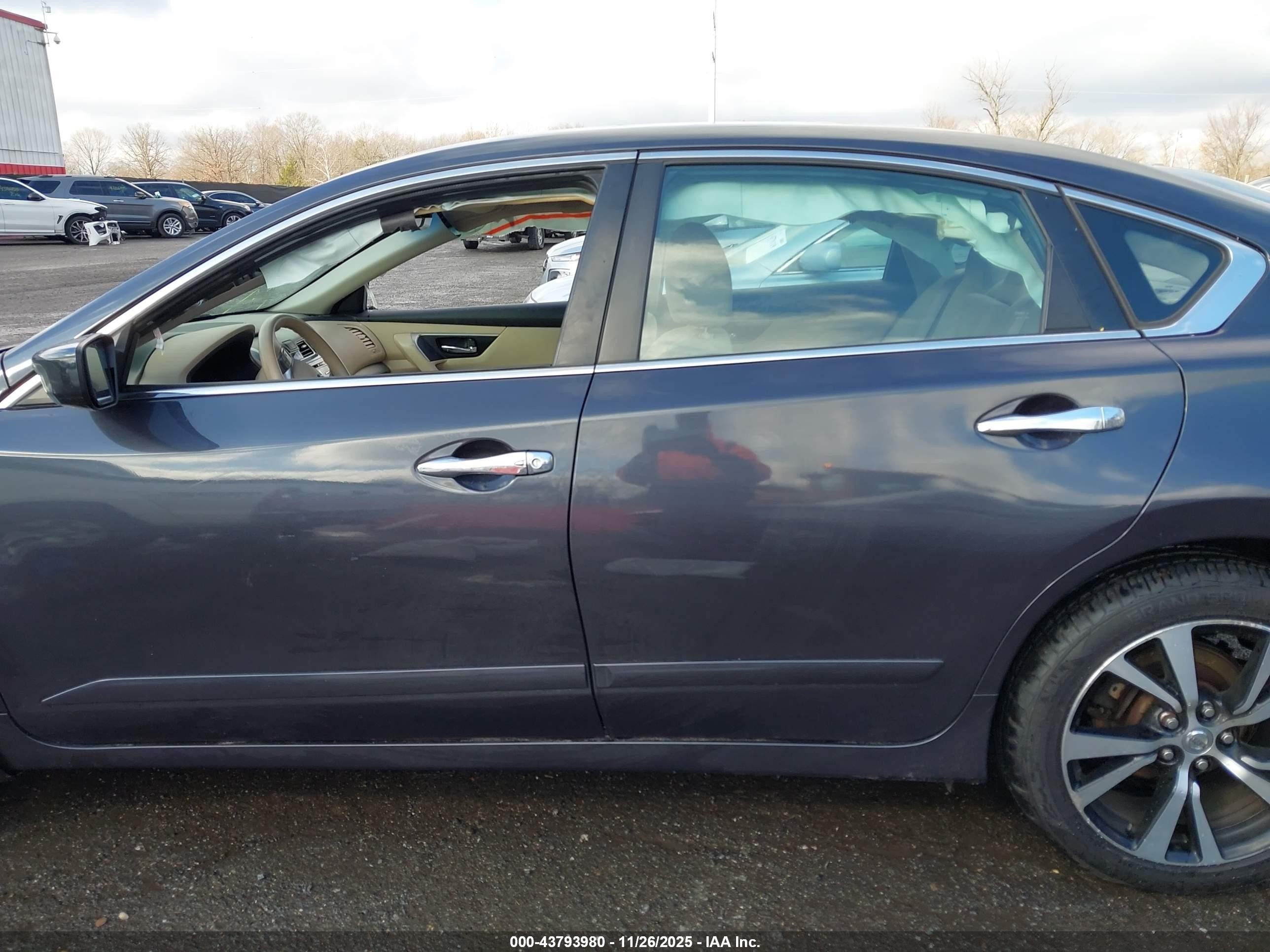 2015 Nissan Altima 2.5 S Синий vin: 1N4AL3AP8FN309094