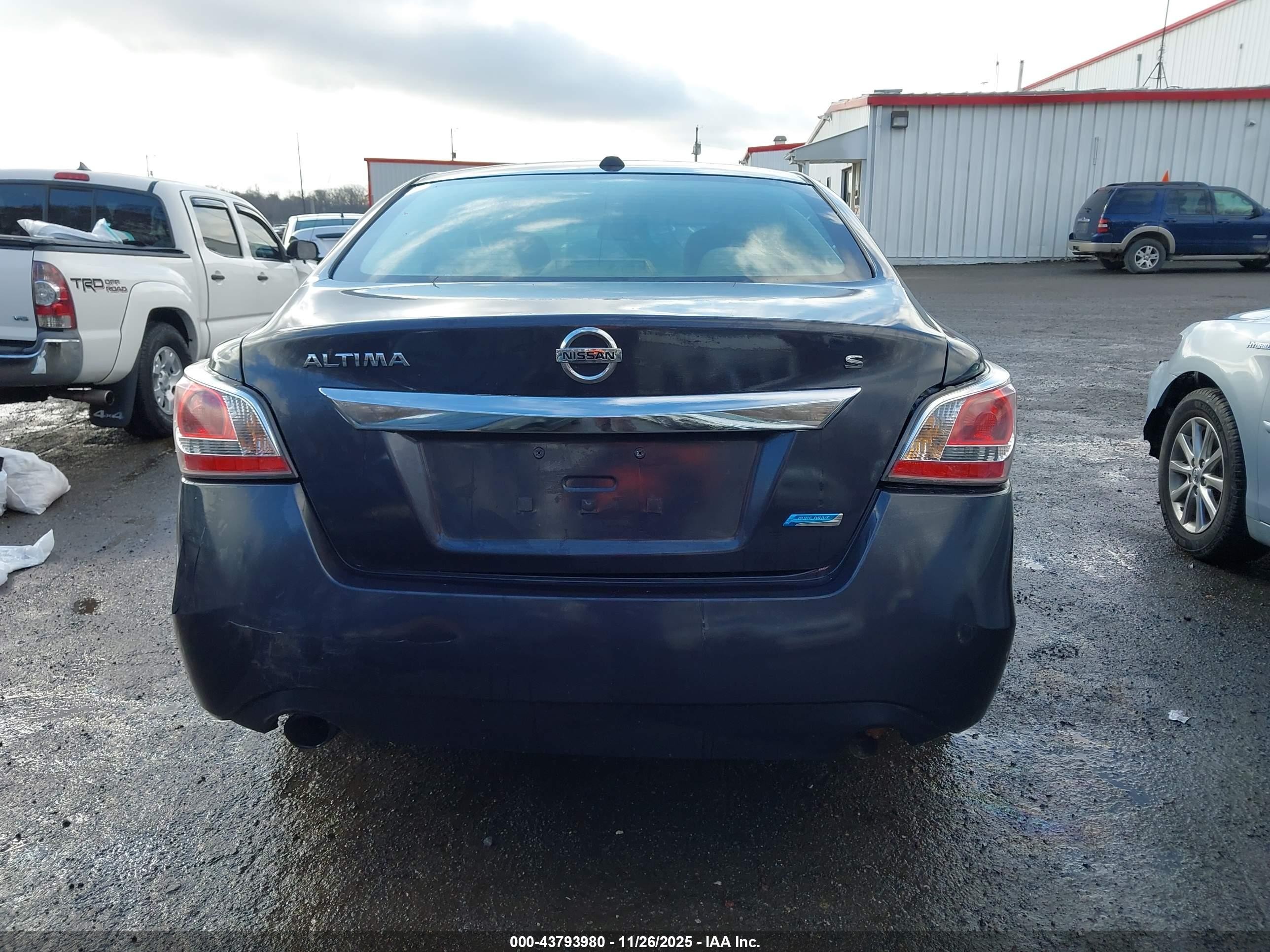 2015 Nissan Altima 2.5 S Синий vin: 1N4AL3AP8FN309094